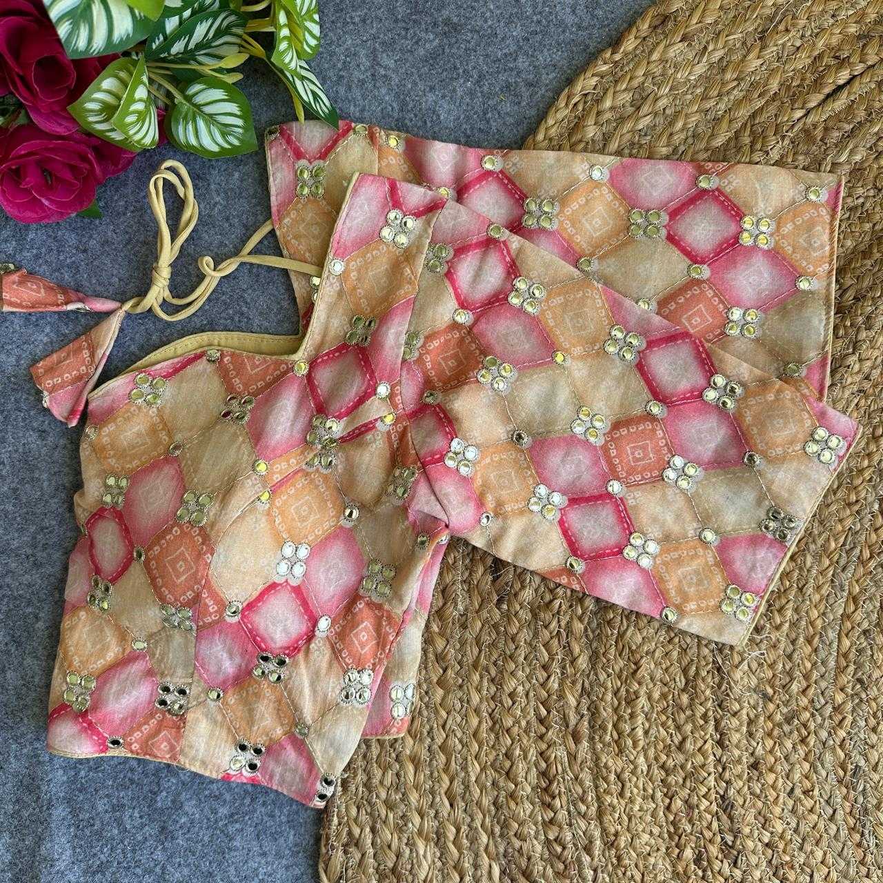 YNF Wholesale Khadi Cotton Printed Blouse KESH653 Pakhi | Surat Manufacturer