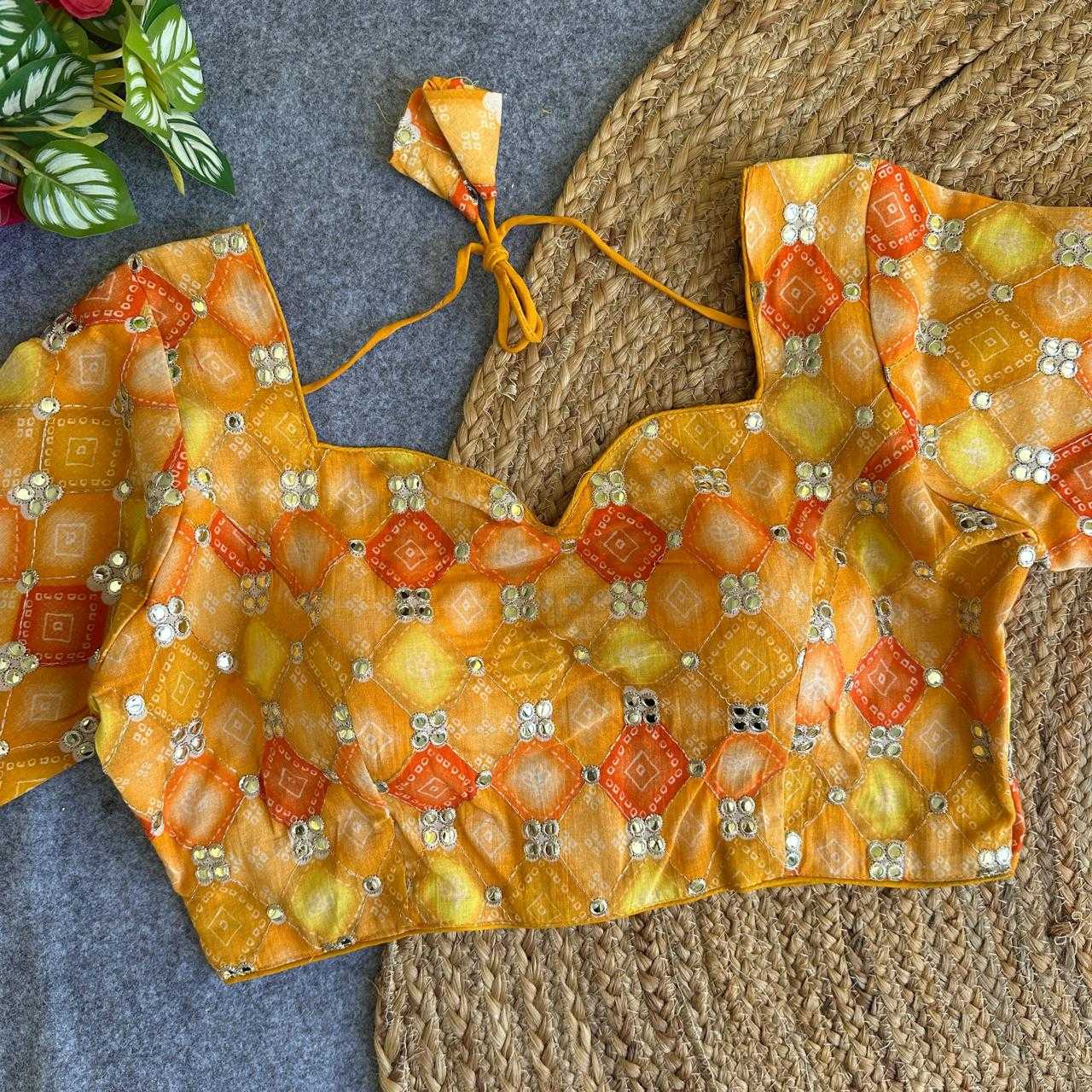 YNF Wholesale Khadi Cotton Printed Blouse KESH653 Pakhi | Surat Manufacturer