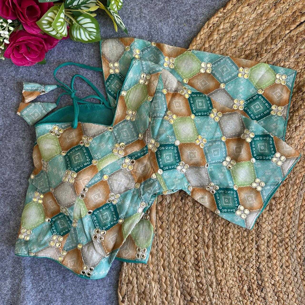 YNF Wholesale Khadi Cotton Printed Blouse KESH653 Pakhi | Surat Manufacturer