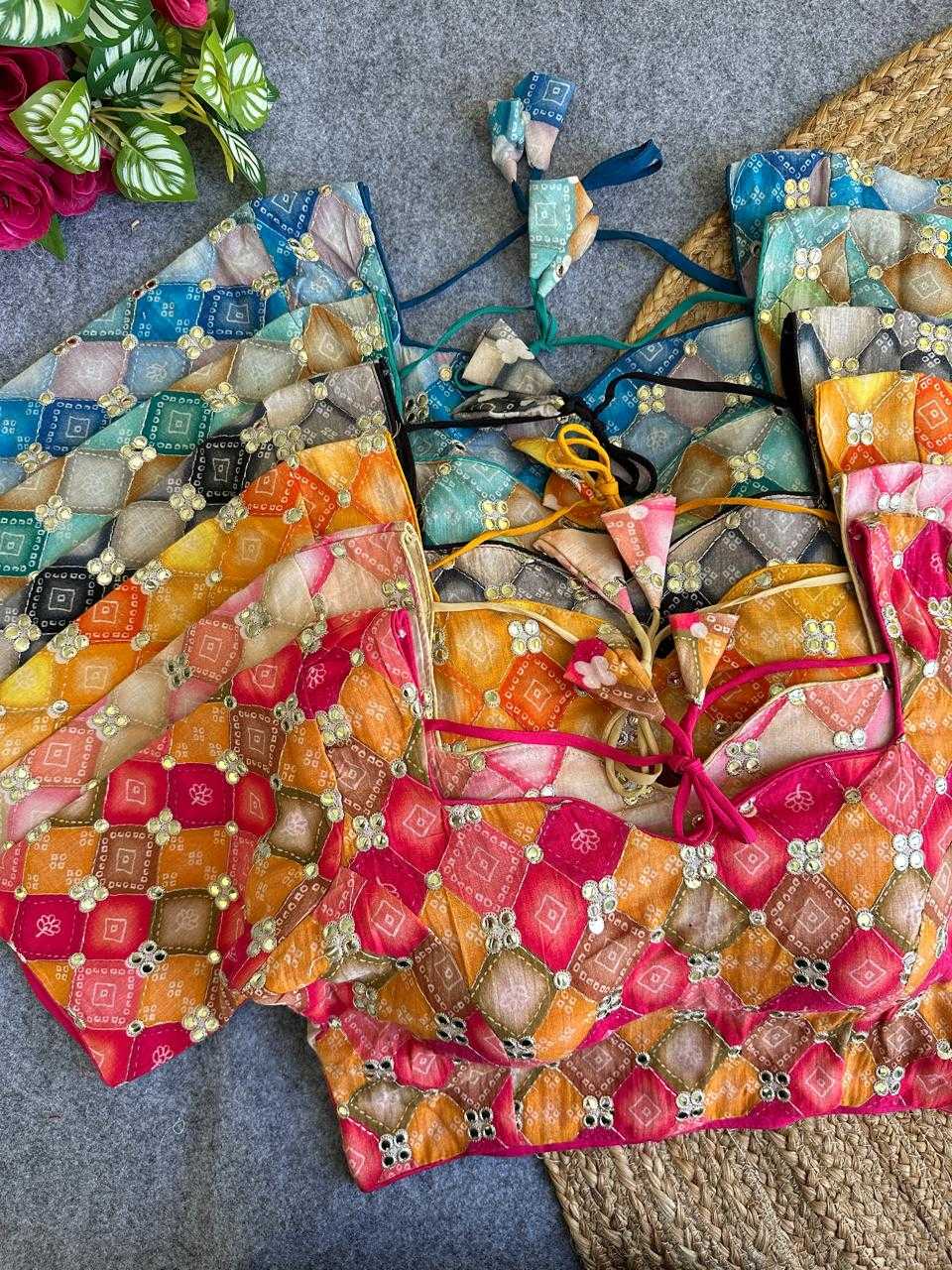 YNF Wholesale Khadi Cotton Printed Blouse KESH653 Pakhi | Surat Manufacturer