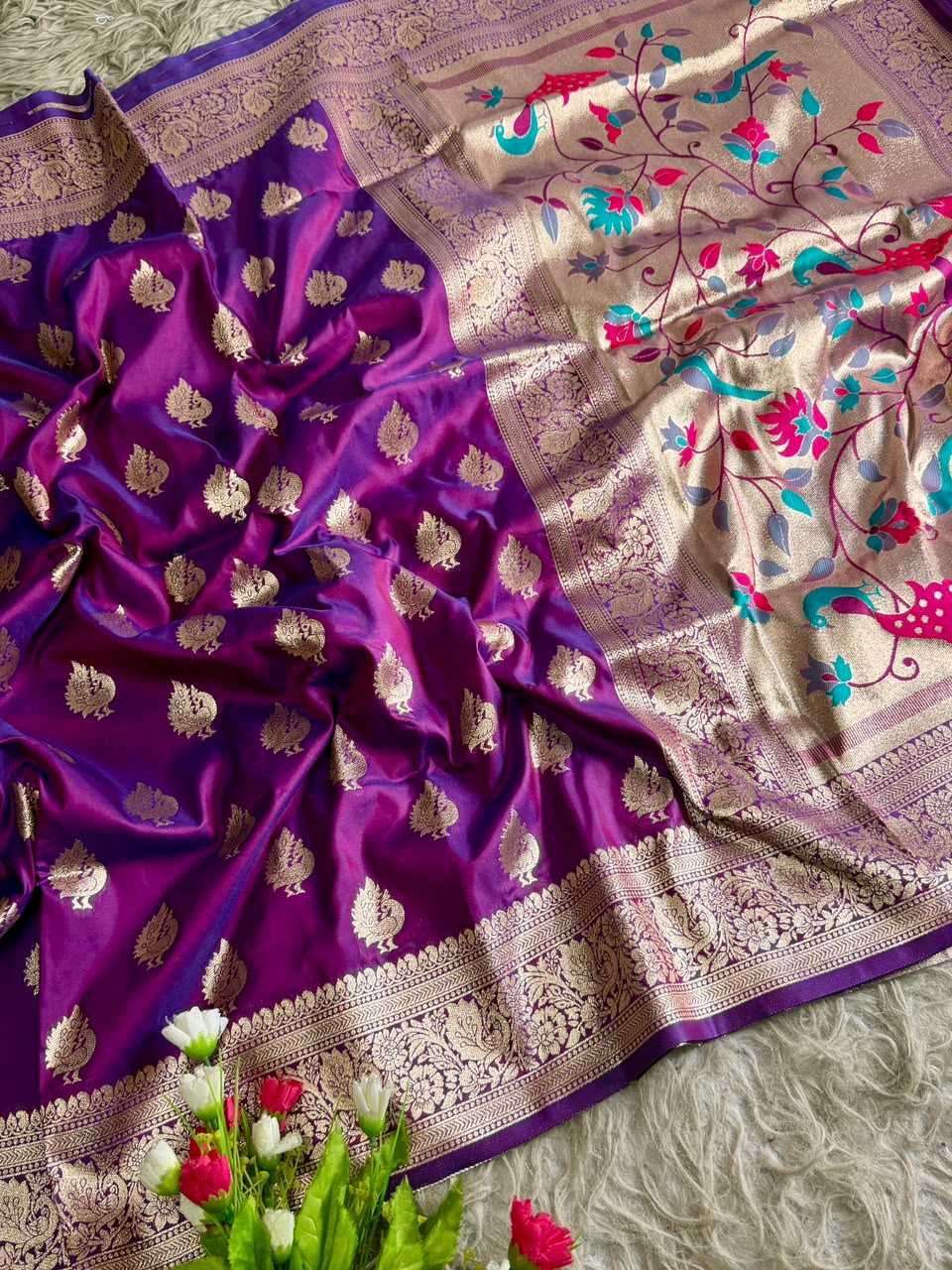 YNF Wholesale Paithani Silk Paithani Sarees  | Surat Manufacturer