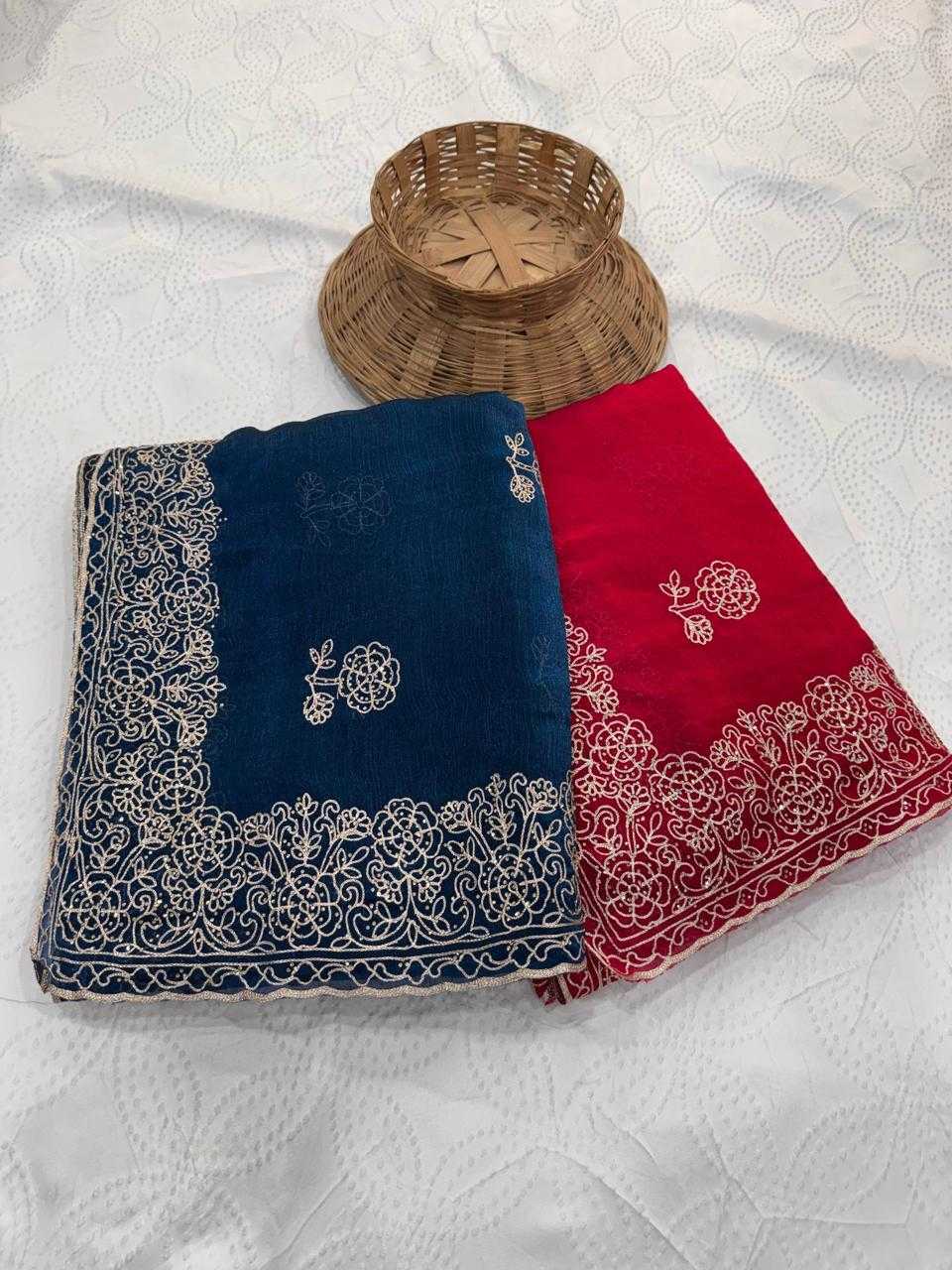 YNF Wholesale Chiffon Designer Silk Sarees  | Surat Manufacturer