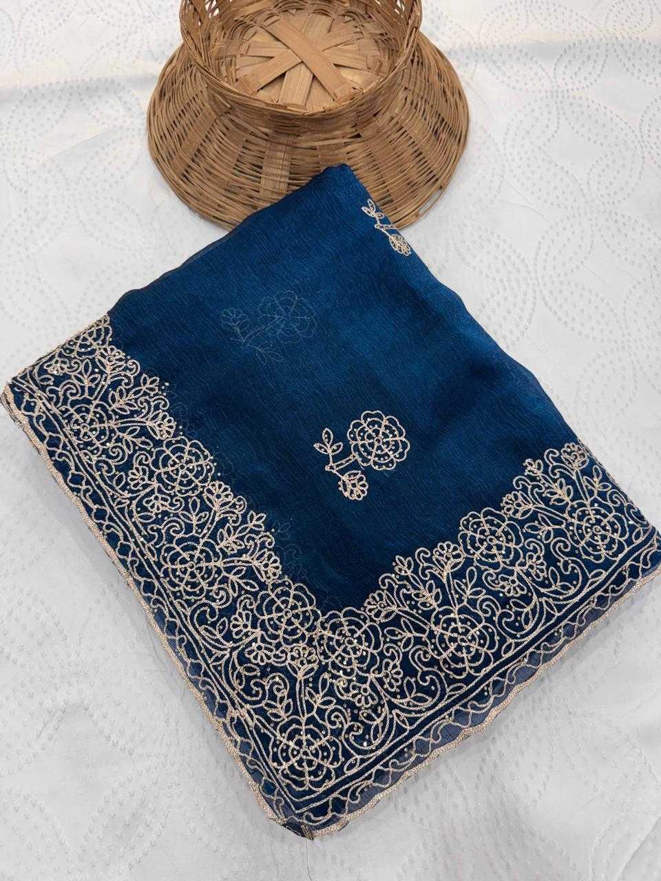 YNF Wholesale Chiffon Designer Silk Sarees  | Surat Manufacturer