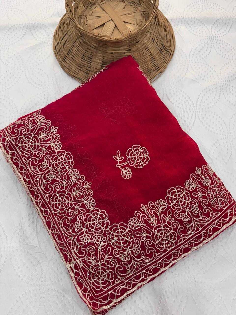 YNF Wholesale Chiffon Designer Silk Sarees  | Surat Manufacturer