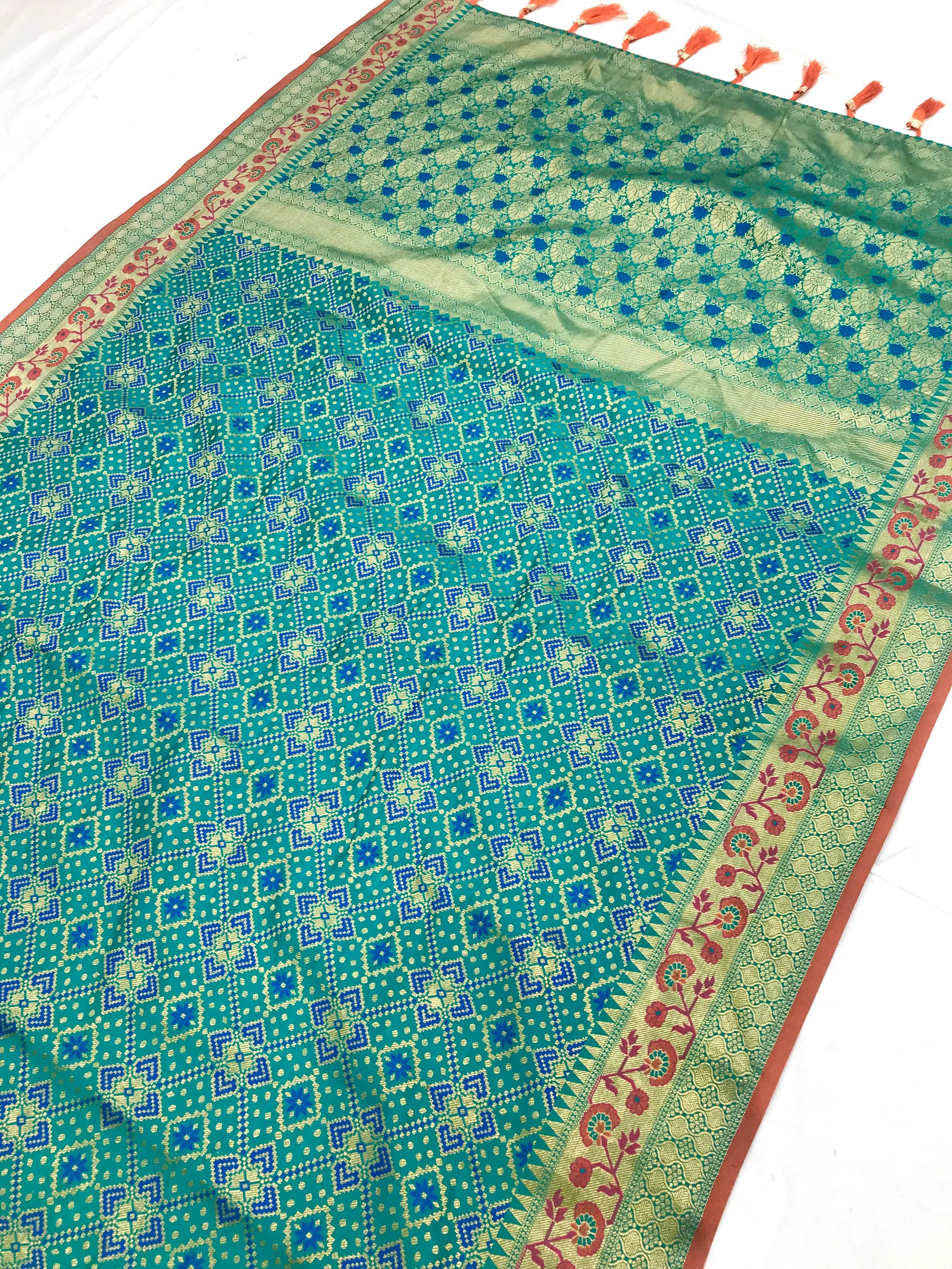 YNF Wholesale Patola Silk Lace Border Sarees  | Surat Manufacturer