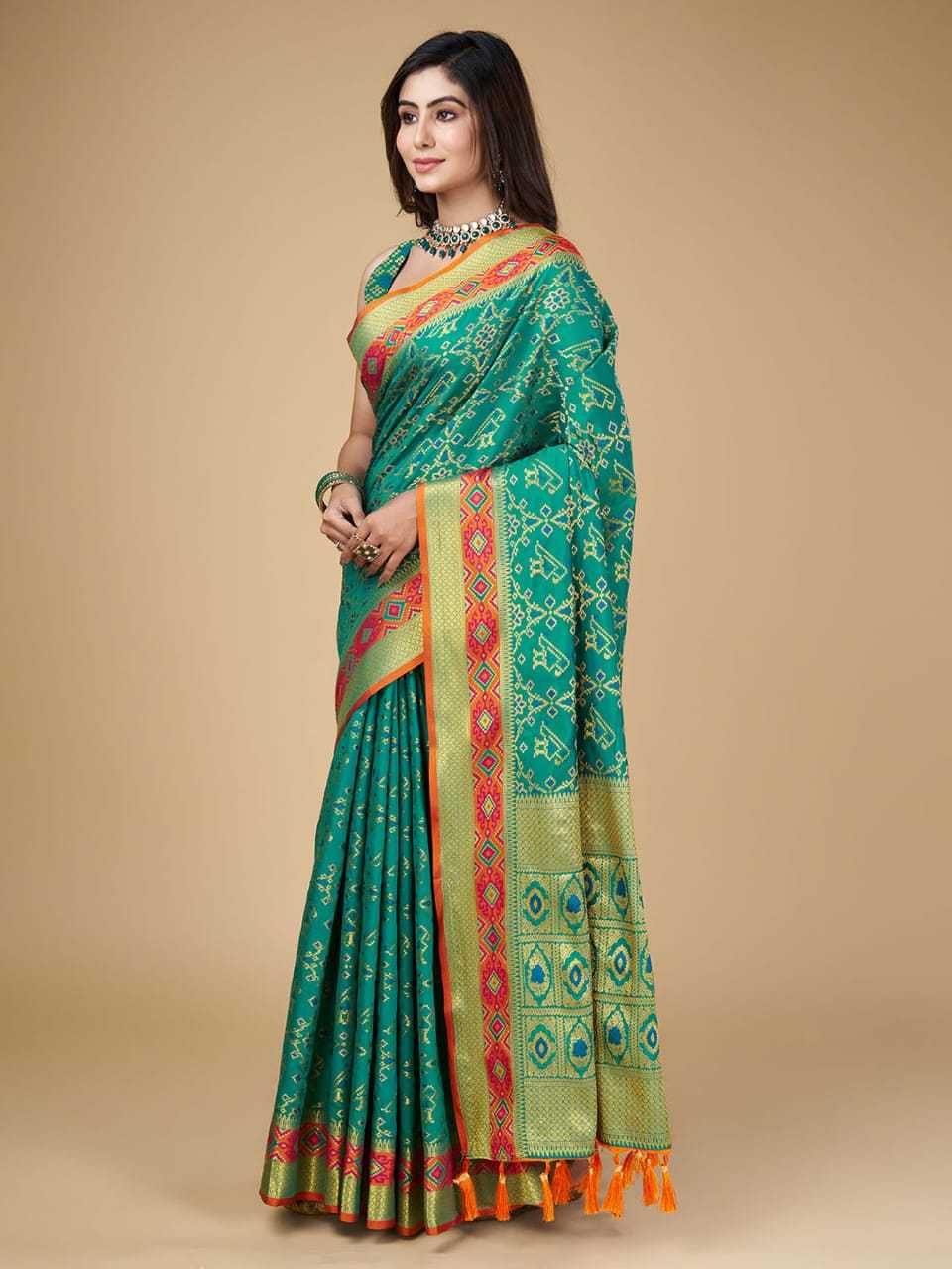 YNF Wholesale Patola Silk Lace Border Sarees  | Surat Manufacturer