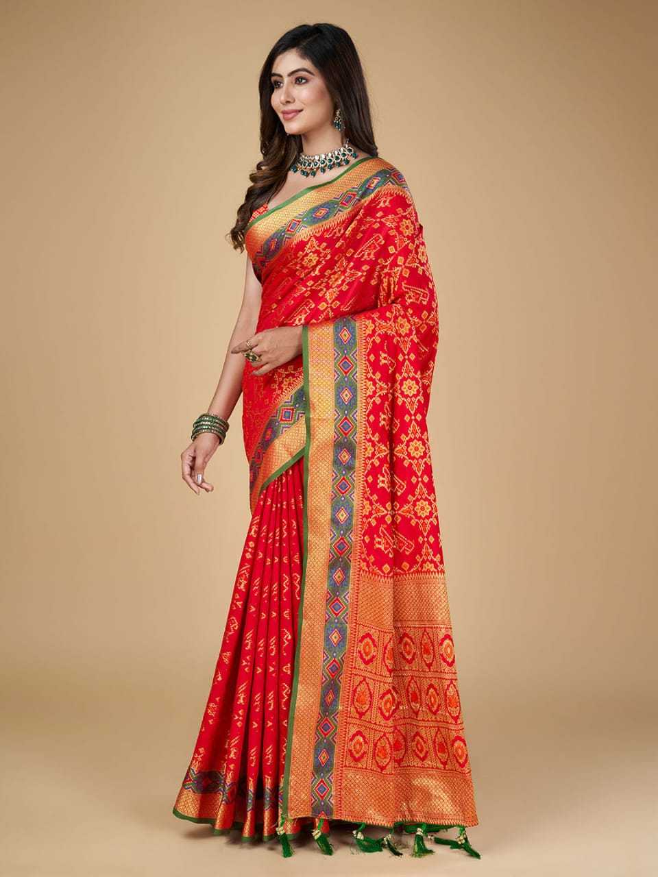 YNF Wholesale Patola Silk Lace Border Sarees  | Surat Manufacturer