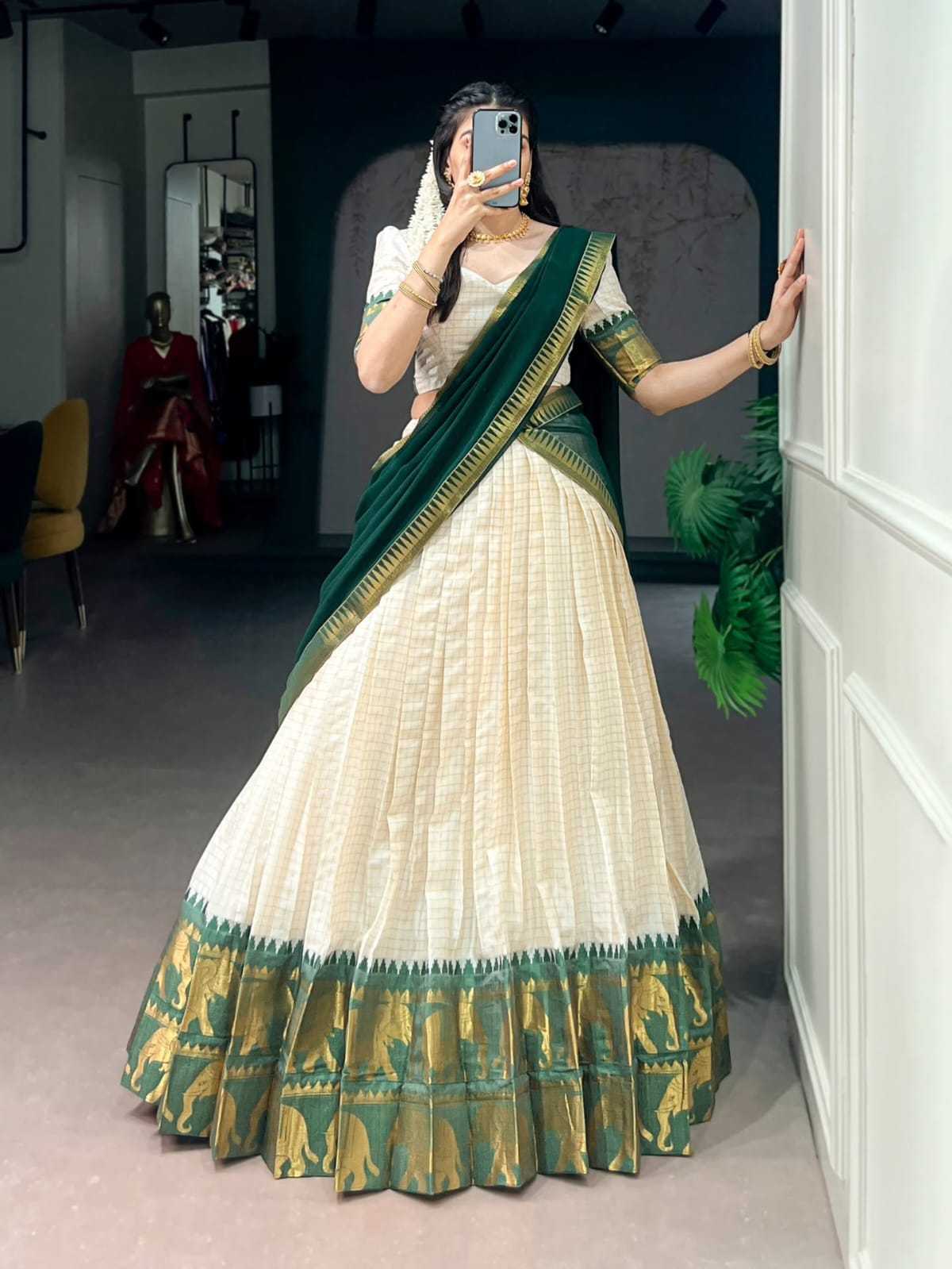 YNF Wholesale Poly Cotton Designer Lehenga Choli KESH668 Chex | Surat Manufacturer