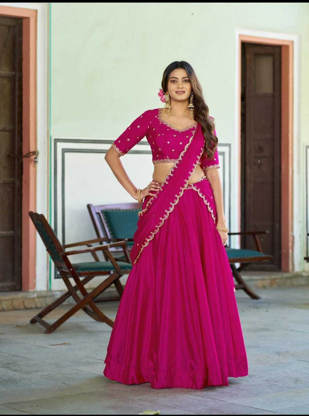 YNF Wholesale Chinon Silk Designer Lehenga KESH668 Non | Surat Manufacturer