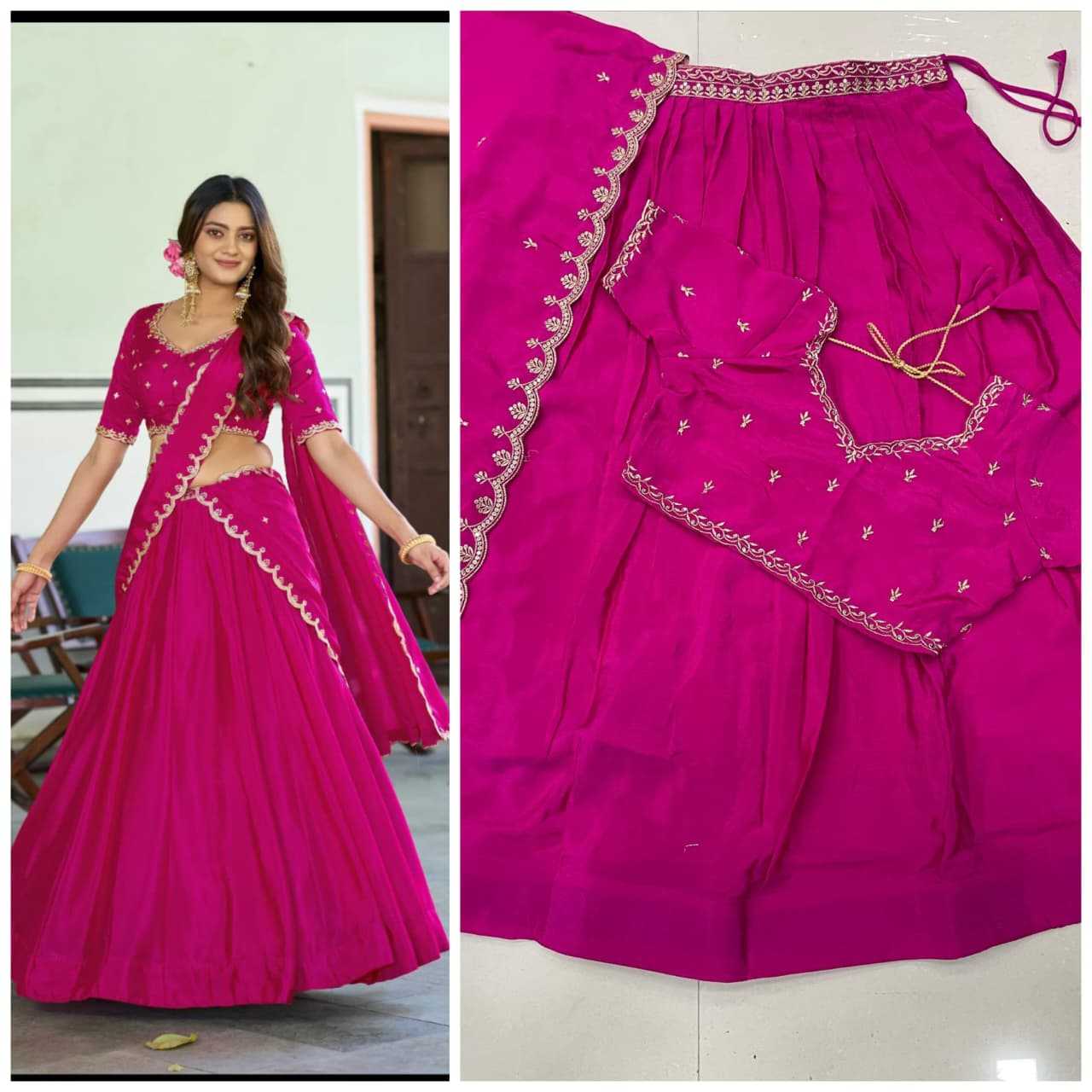 YNF Wholesale Chinon Silk Designer Lehenga KESH668 Non | Surat Manufacturer