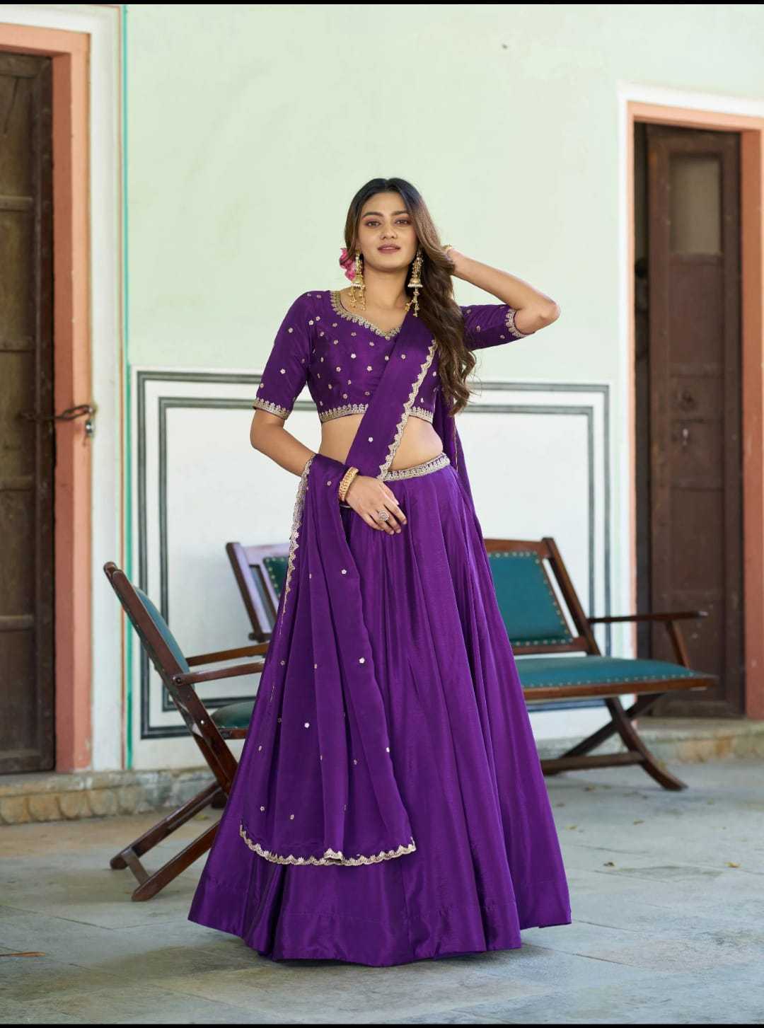 YNF Wholesale Chinon Silk Designer Lehenga KESH668 Non | Surat Manufacturer