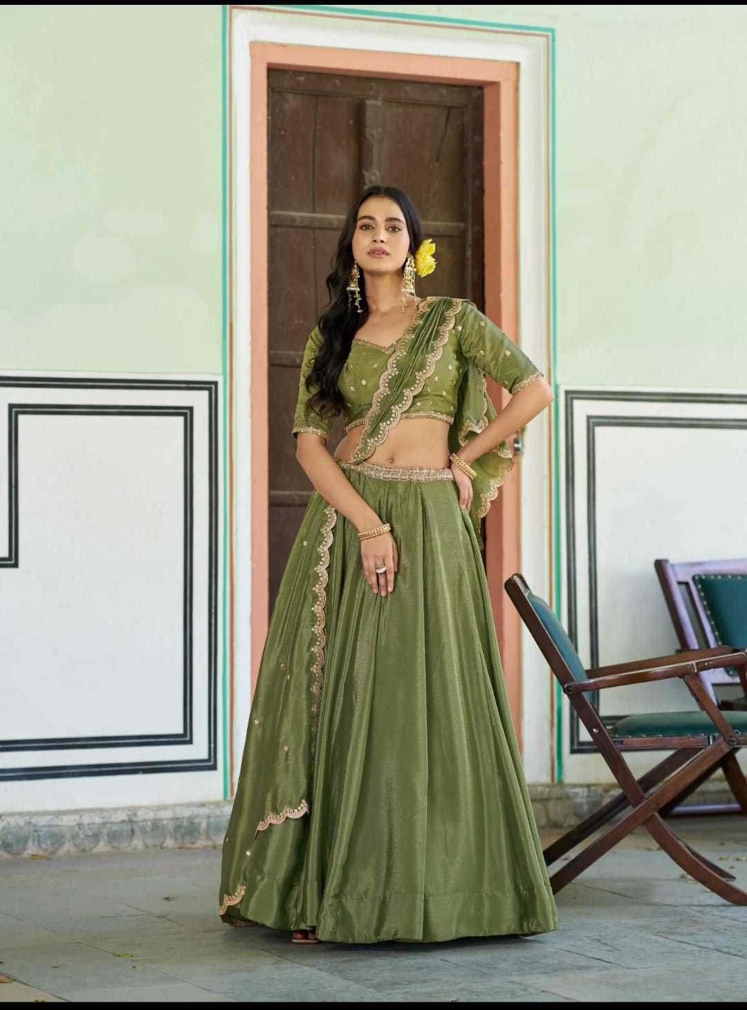 YNF Wholesale Chinon Silk Designer Lehenga KESH668 Non | Surat Manufacturer