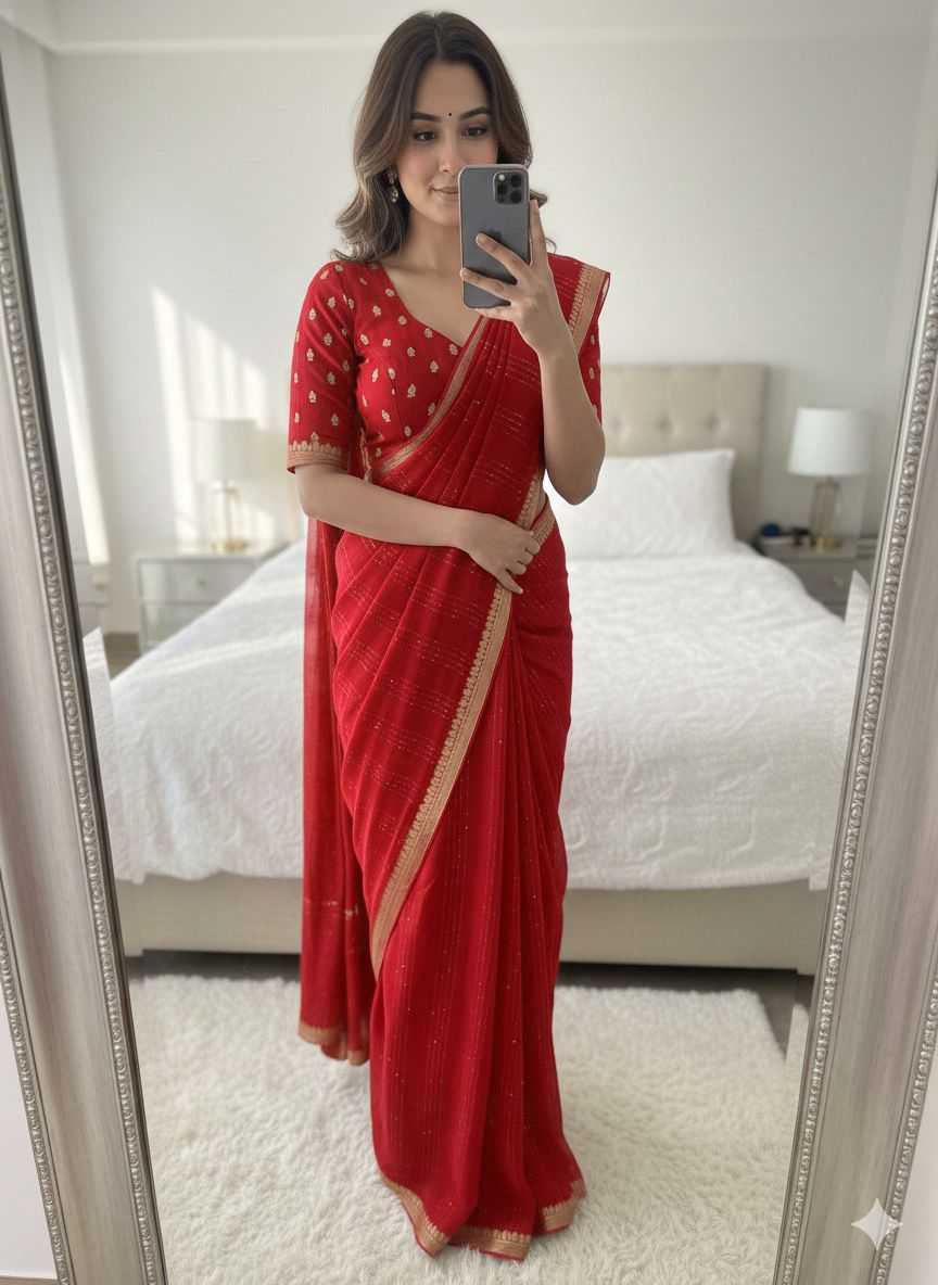 YNF Wholesale Premium Georgette Designer Sarees KESH671 Amrita | Surat Manufacturer