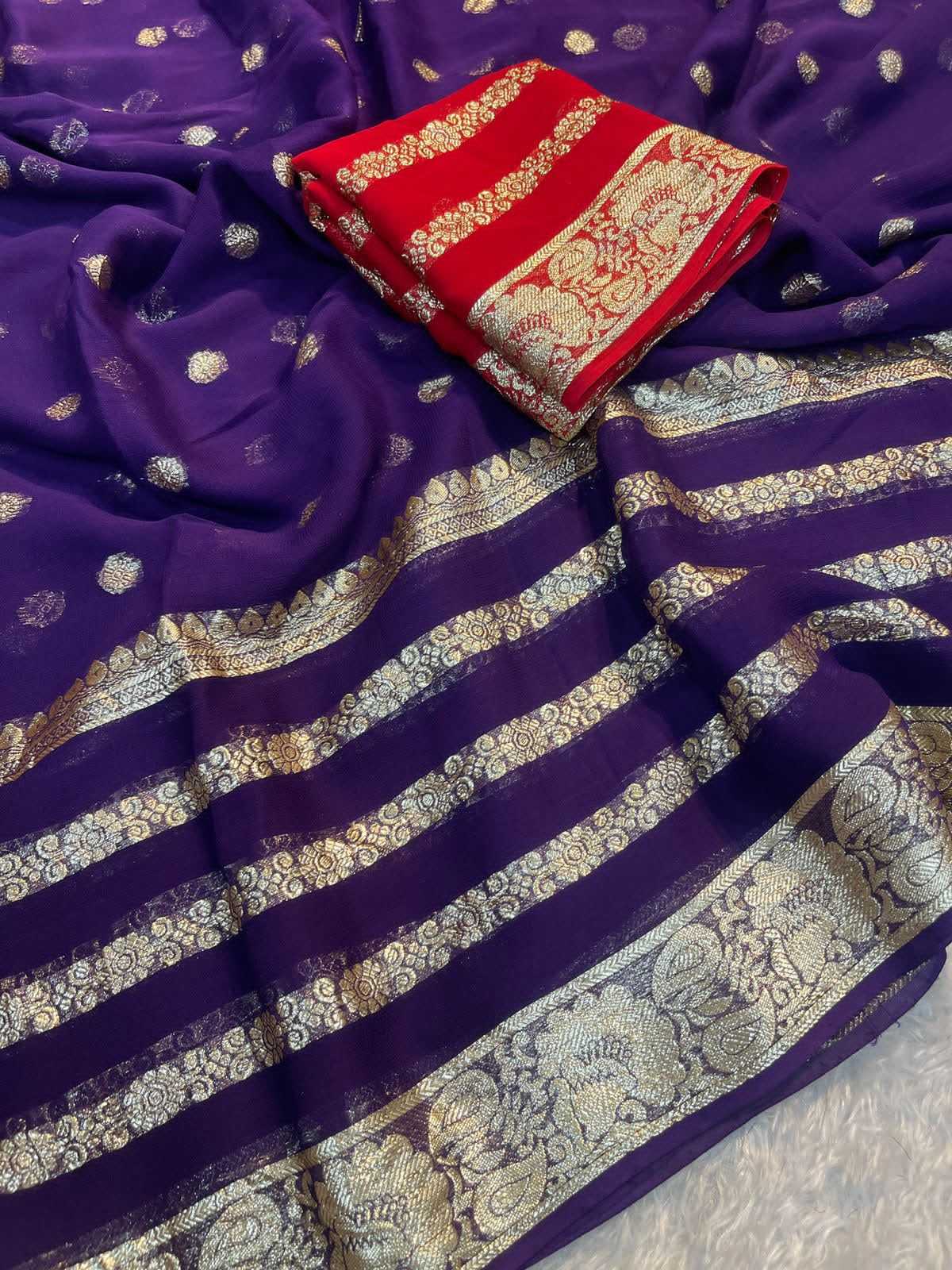 YNF Wholesale Georgette Ready To Wear Sarees KESH671 Avantika | Surat Manufacturer