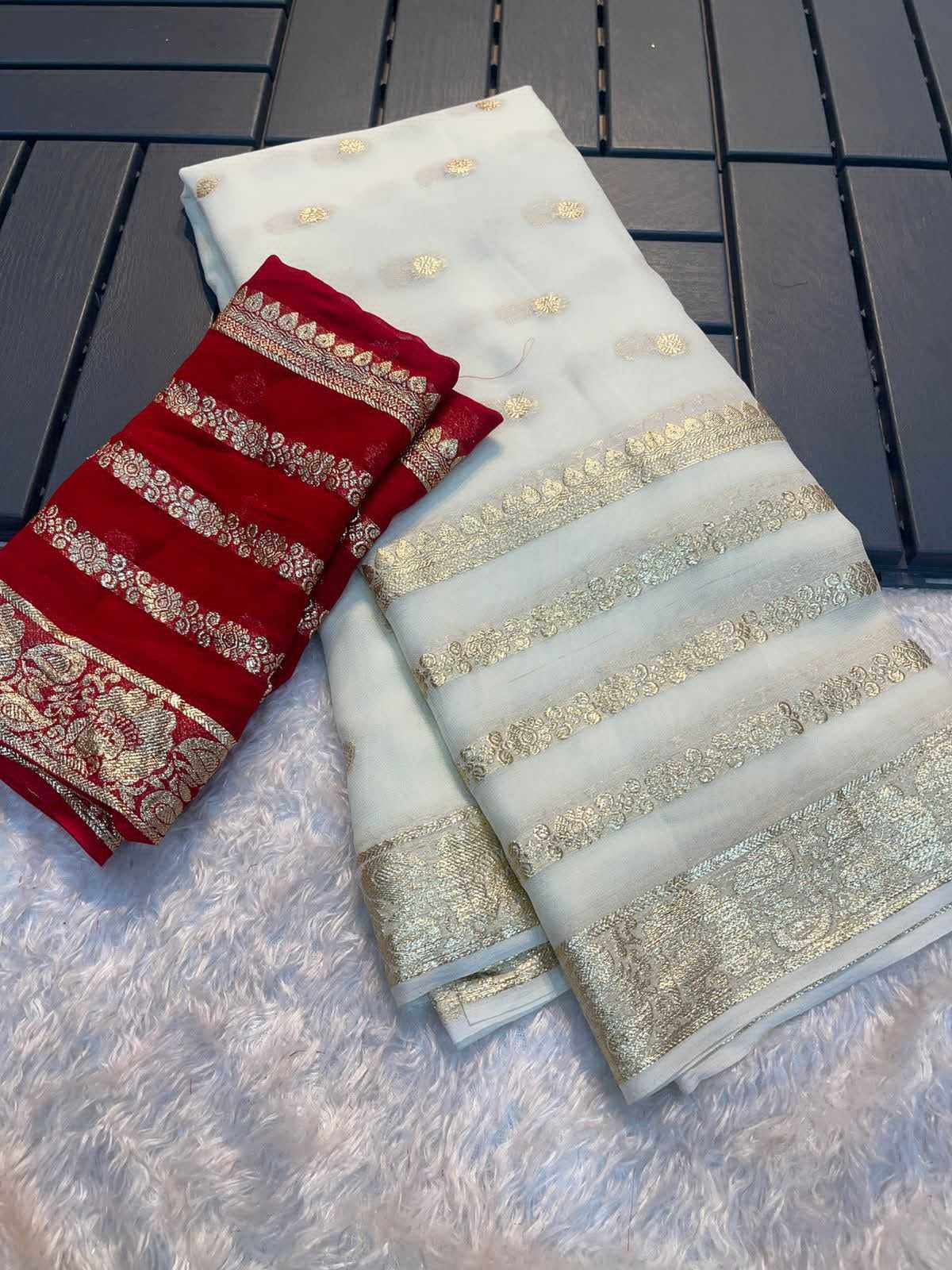 YNF Wholesale Georgette Ready To Wear Sarees KESH671 Avantika | Surat Manufacturer