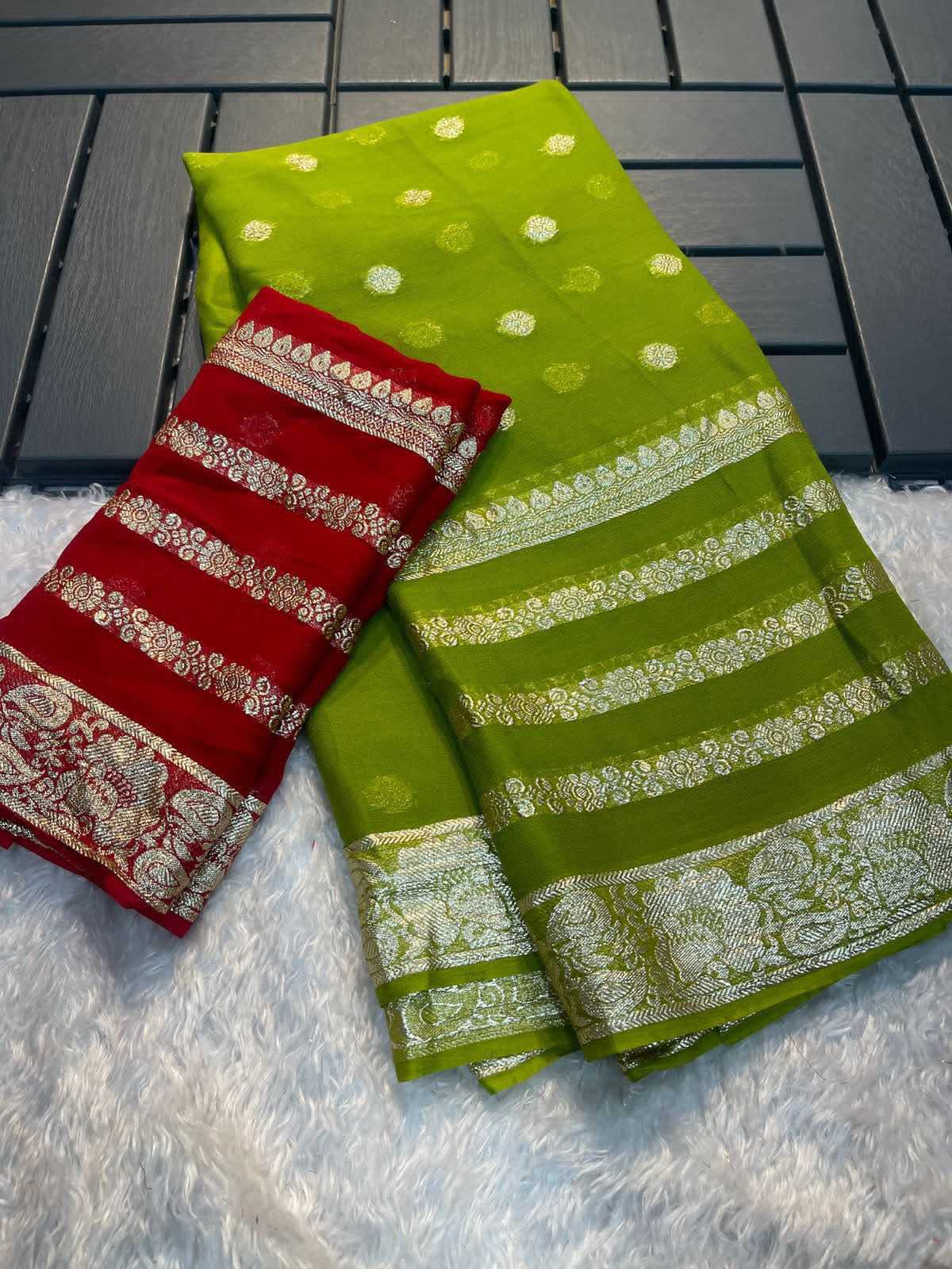 YNF Wholesale Georgette Ready To Wear Sarees KESH671 Avantika | Surat Manufacturer