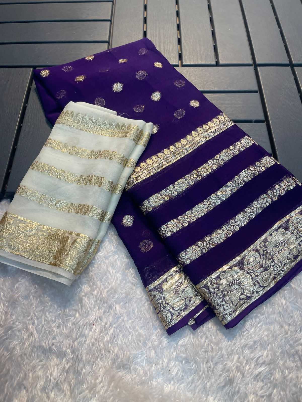 YNF Wholesale Georgette Ready To Wear Sarees KESH671 Avantika | Surat Manufacturer
