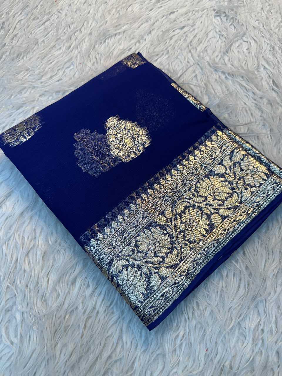YNF Wholesale Georgette Ready To Wear Sarees KESH671 Devika | Surat Manufacturer