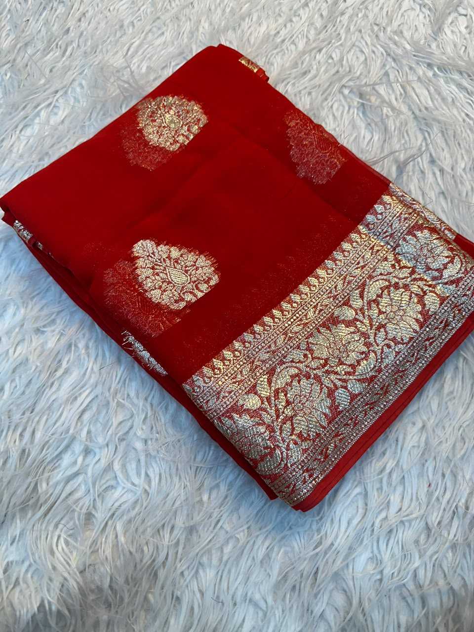 YNF Wholesale Georgette Ready To Wear Sarees KESH671 Devika | Surat Manufacturer