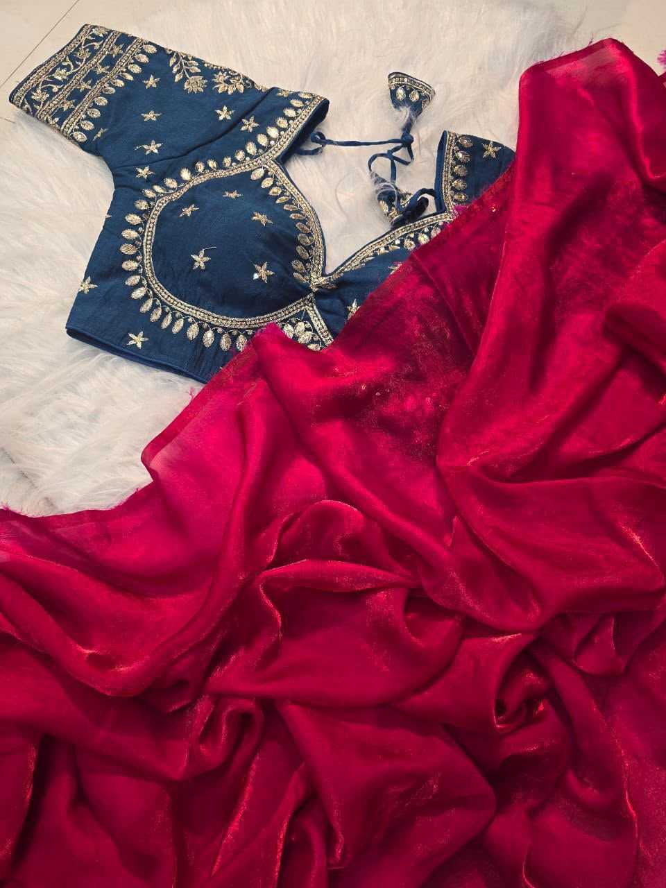 YNF Wholesale Space Silk Chanderi Sarees  | Surat Manufacturer