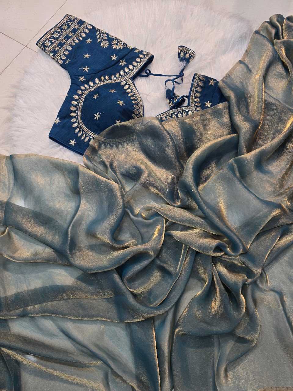 YNF Wholesale Space Silk Chanderi Sarees  | Surat Manufacturer