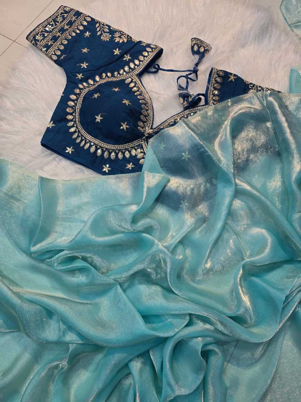YNF Wholesale Space Silk Chanderi Sarees  | Surat Manufacturer