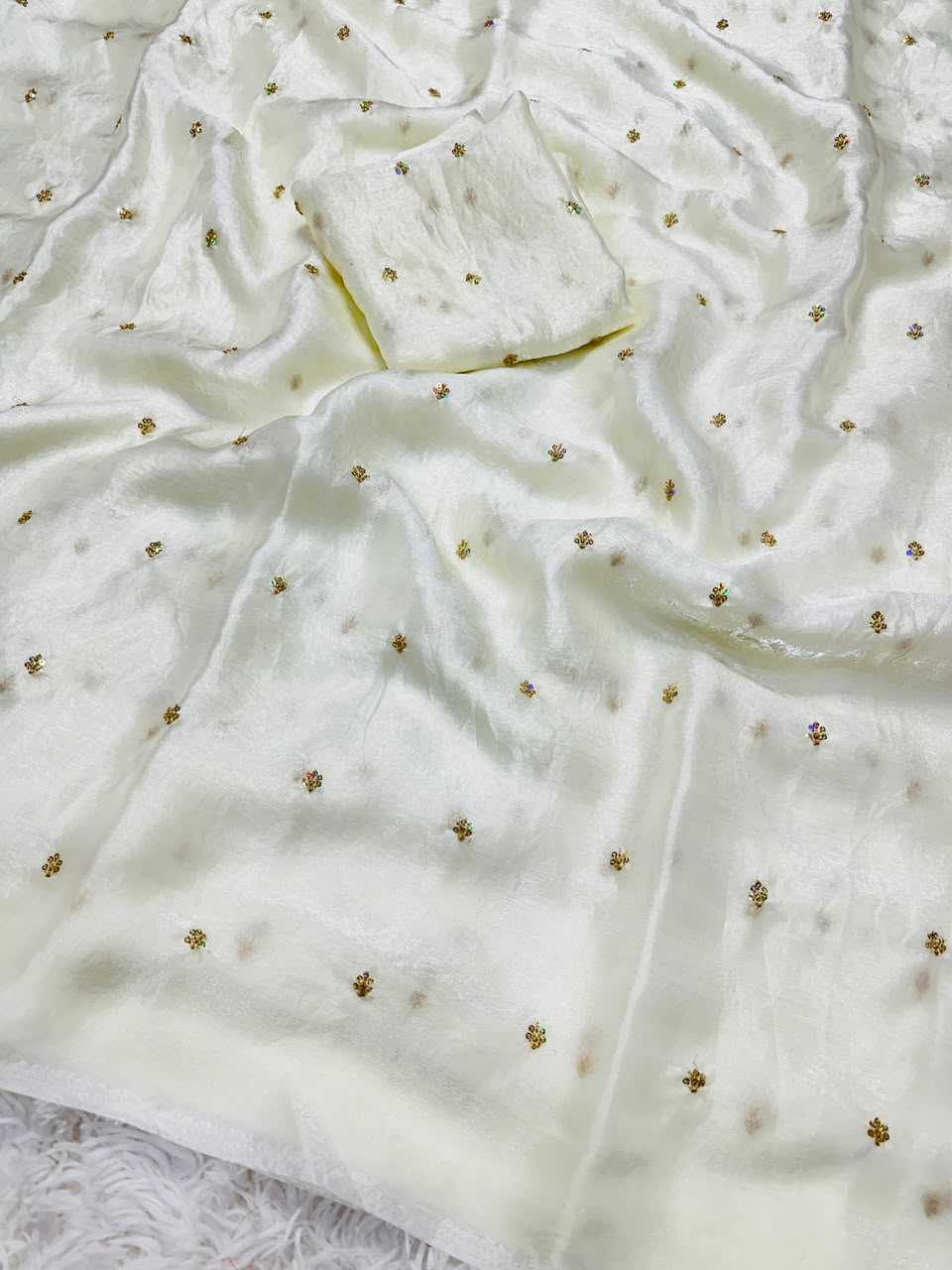YNF Wholesale Space Silk Sequence Sarees  | Surat Manufacturer