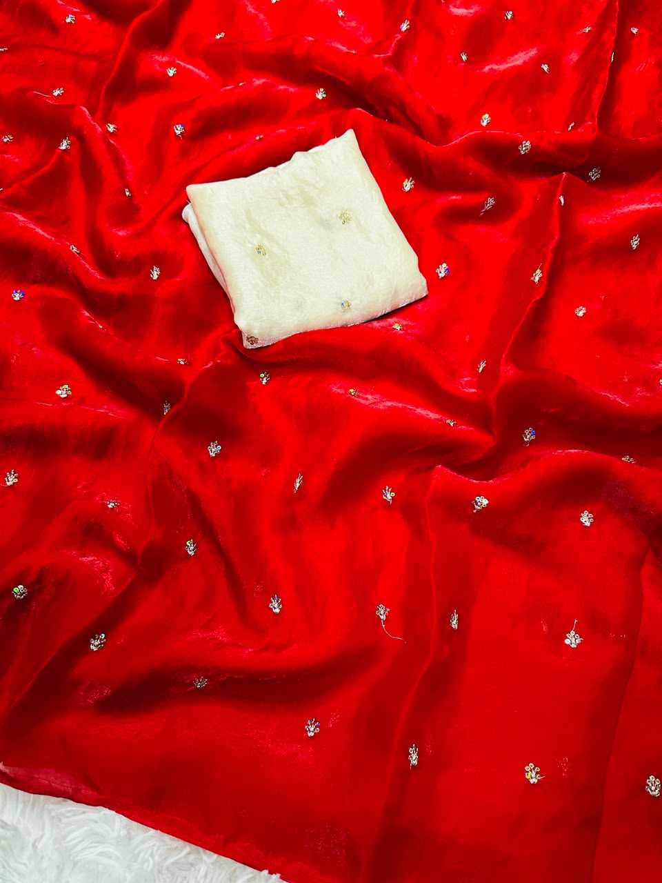 YNF Wholesale Space Silk Sequence Sarees  | Surat Manufacturer