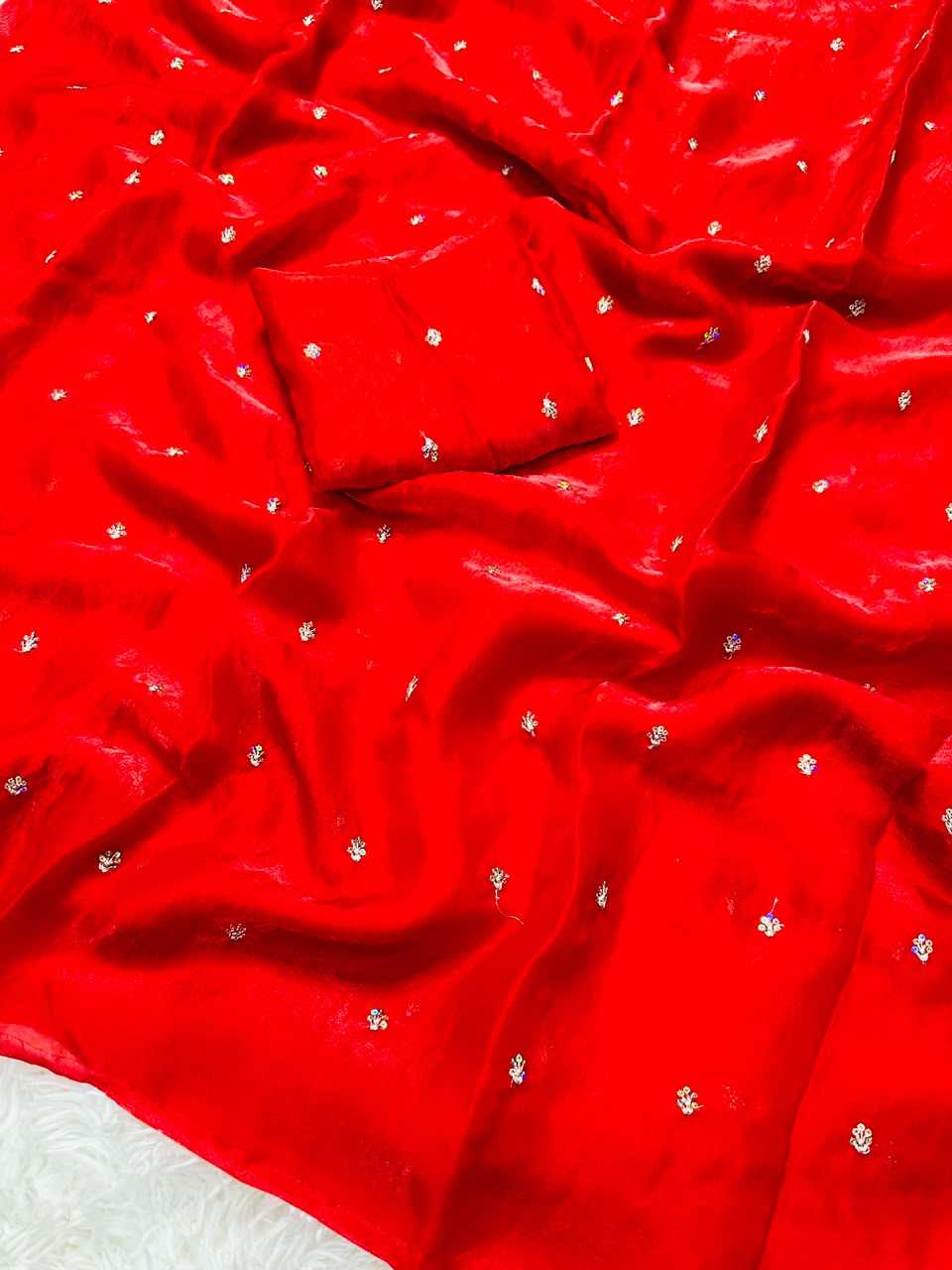 YNF Wholesale Space Silk Sequence Sarees  | Surat Manufacturer