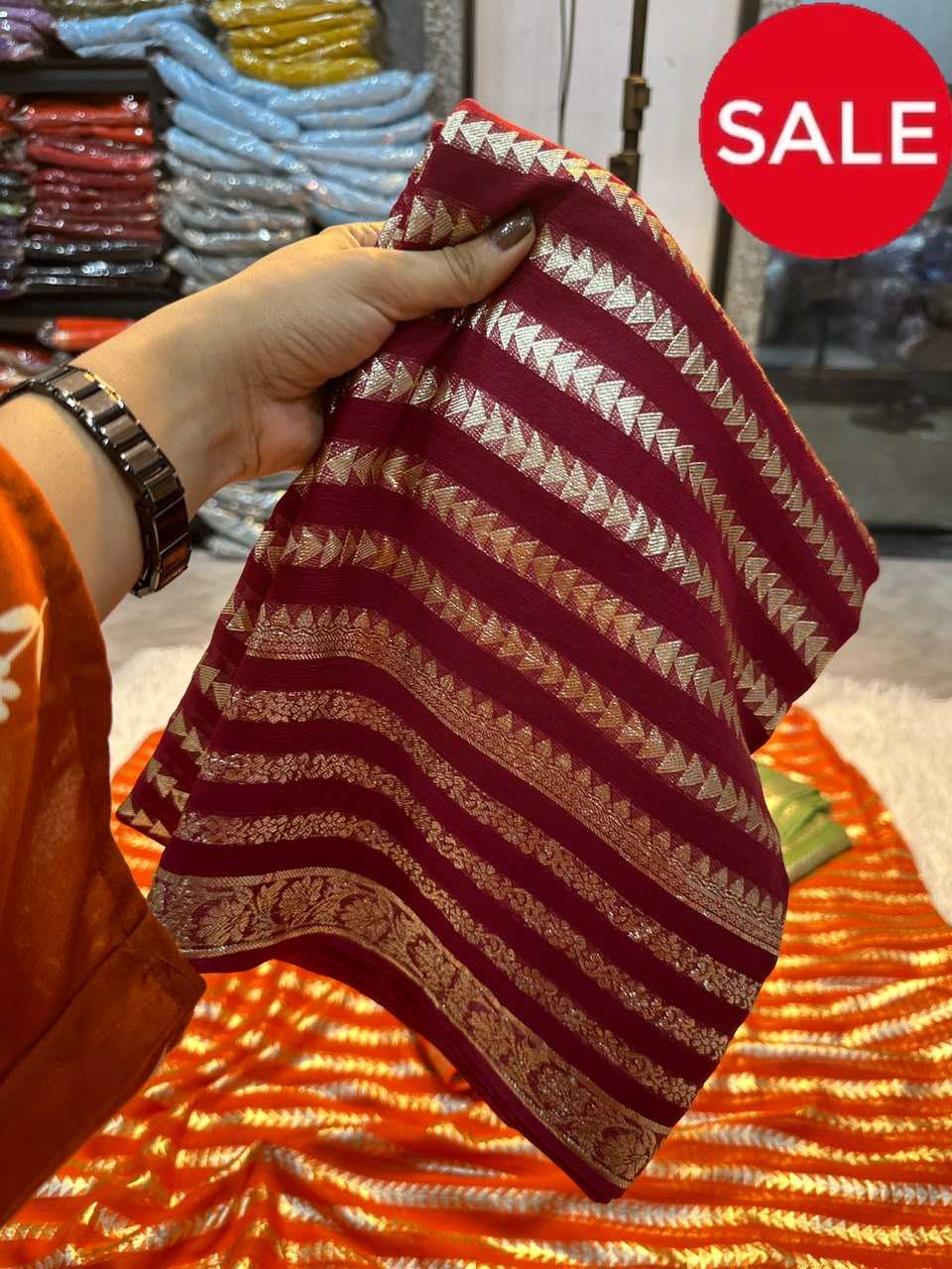 YNF Wholesale Georgette Designer Sarees KESH671 Ekta | Surat Manufacturer