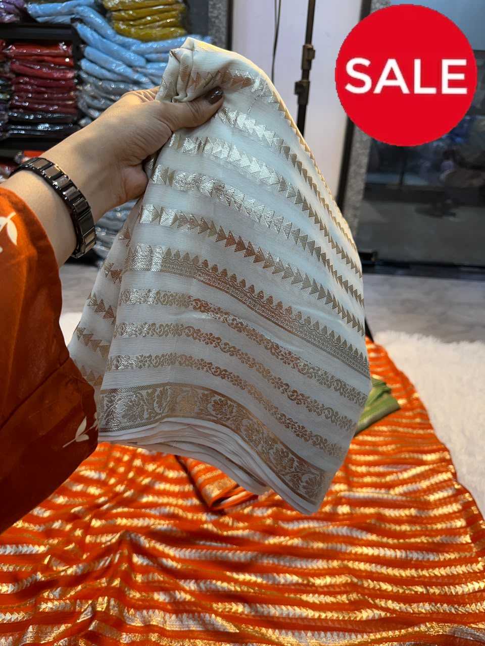YNF Wholesale Georgette Designer Sarees KESH671 Ekta | Surat Manufacturer
