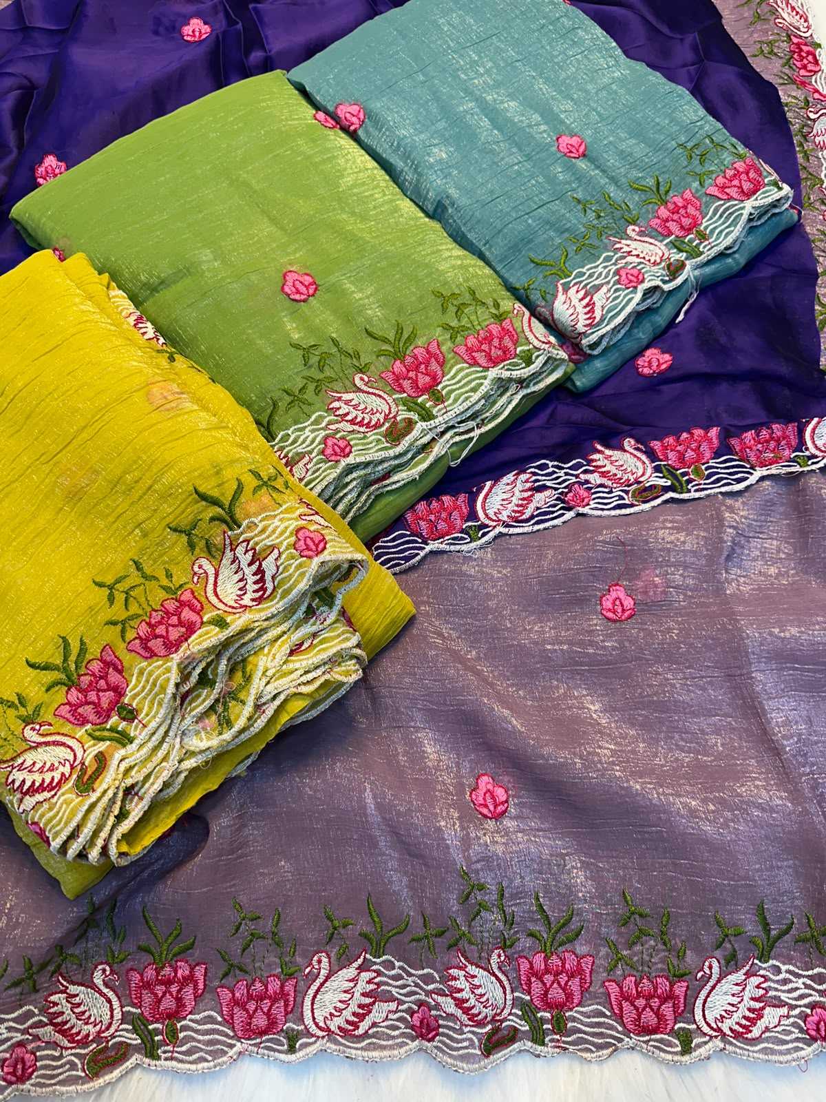 YNF Wholesale Crunchi Designer Sarees  | Surat Manufacturer