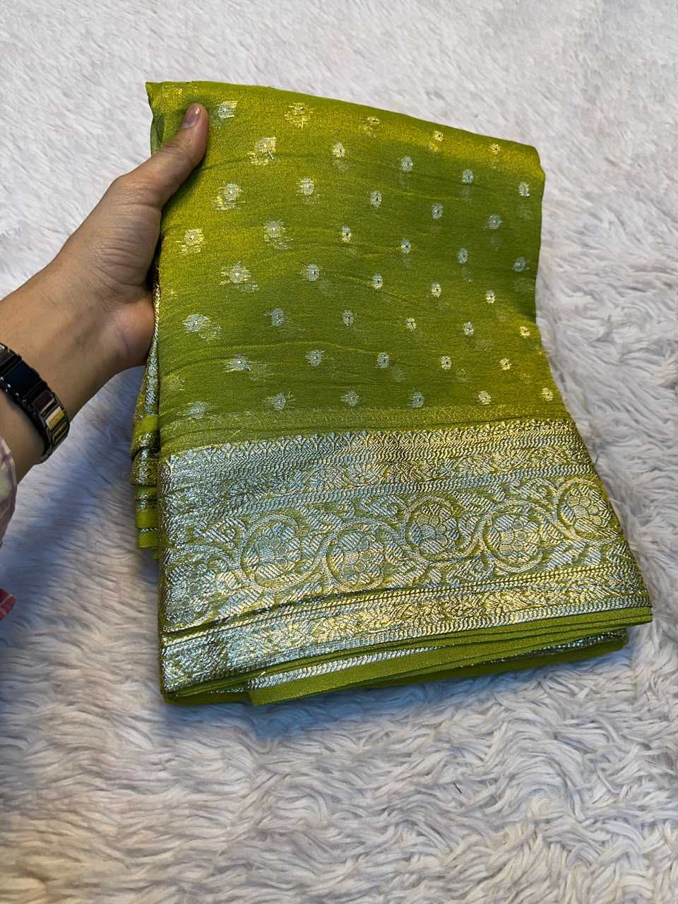 YNF Wholesale Tissue Silk Soft Silk Sarees KESH671 Falguni | Surat Manufacturer