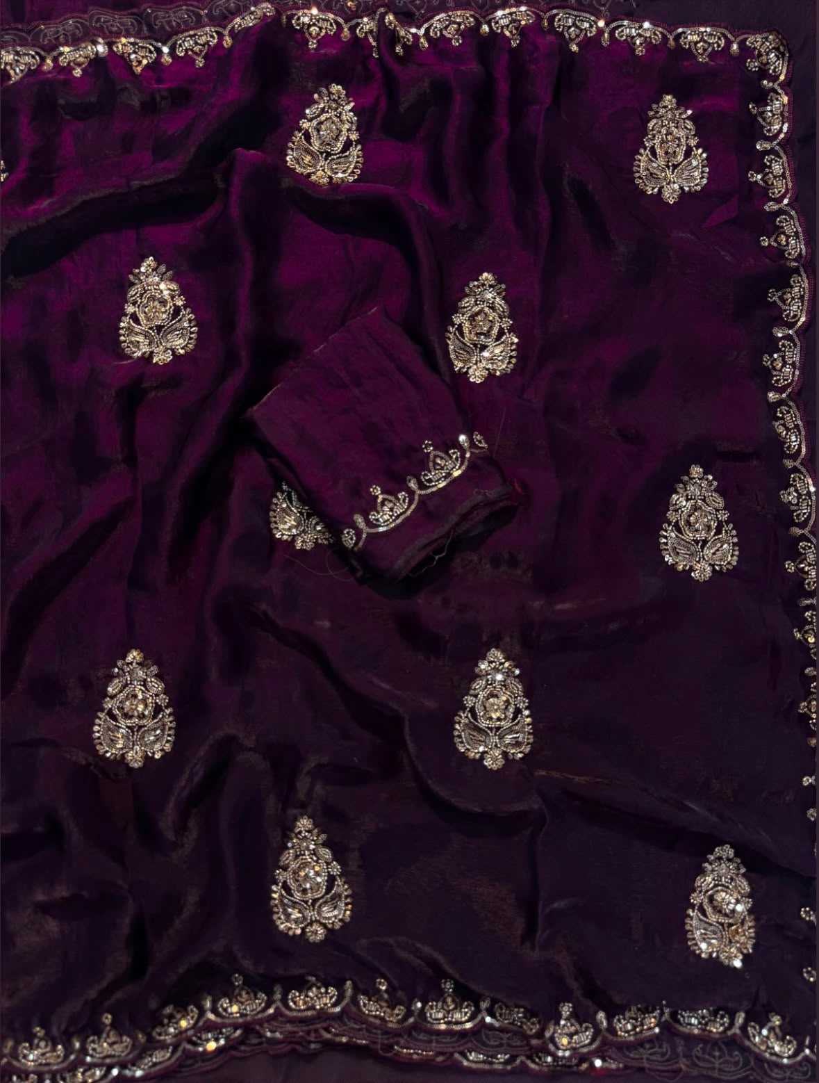 YNF Wholesale Fancy Sequin Sarees  | Surat Manufacturer