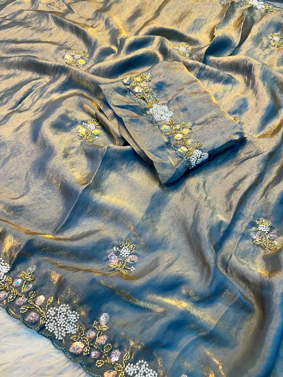 YNF Wholesale Satin Designer Sarees  | Surat Manufacturer
