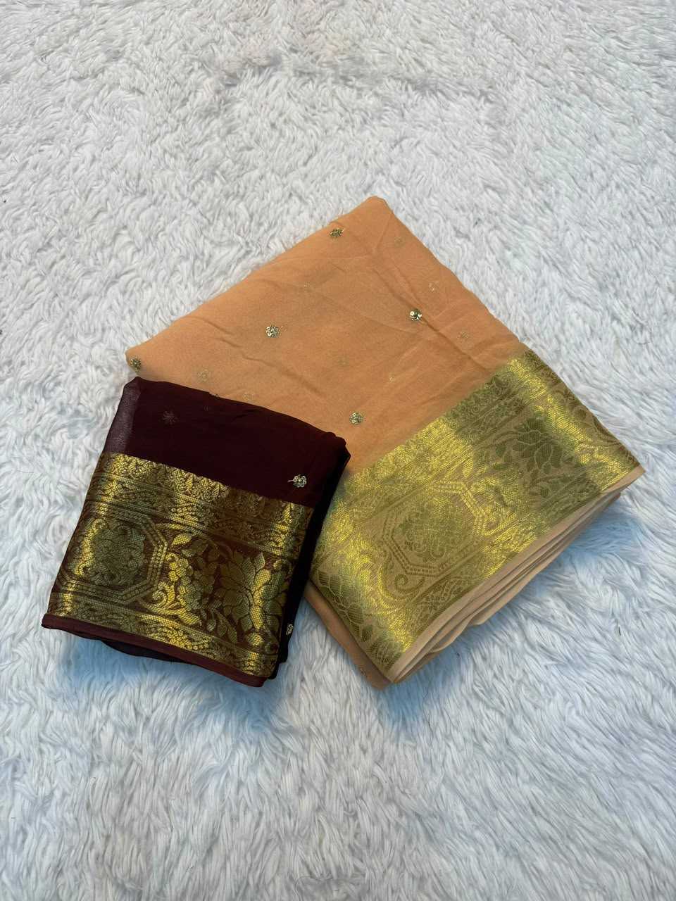 YNF Wholesale Georgette Designer Sarees KESH671 Garima | Surat Manufacturer