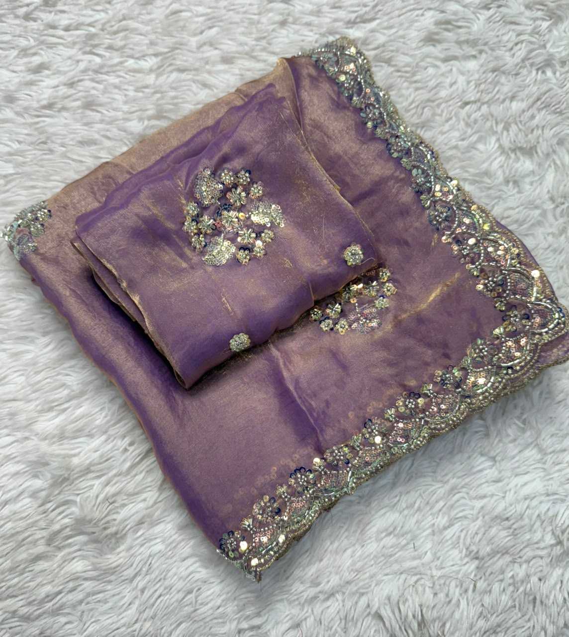 YNF Wholesale FENDY Sequin Sarees  | Surat Manufacturer