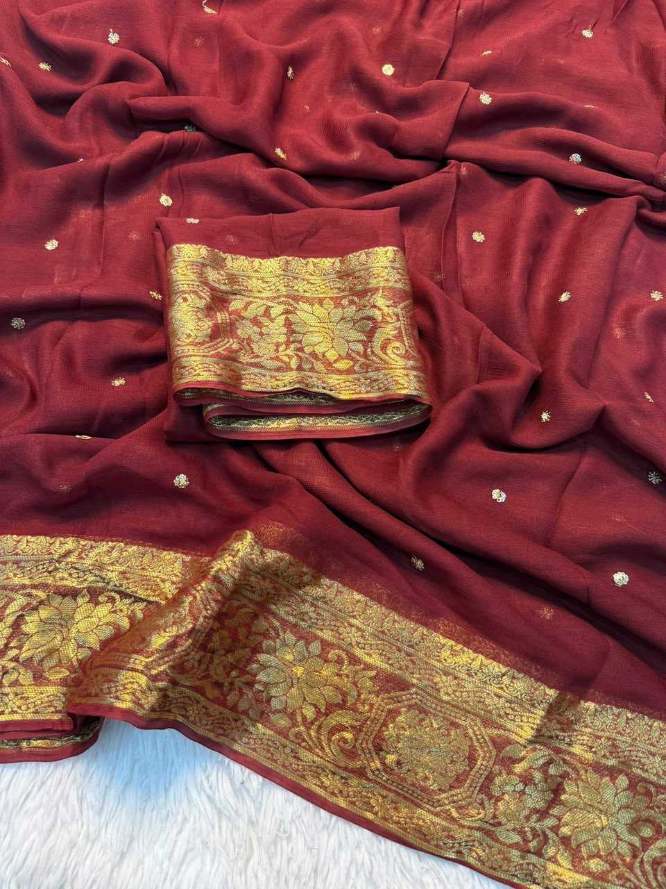 YNF Wholesale Georgette Designer Sarees  | Surat Manufacturer