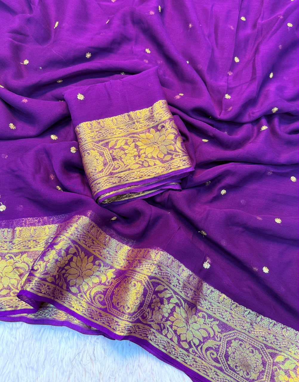 YNF Wholesale Georgette Designer Sarees  | Surat Manufacturer