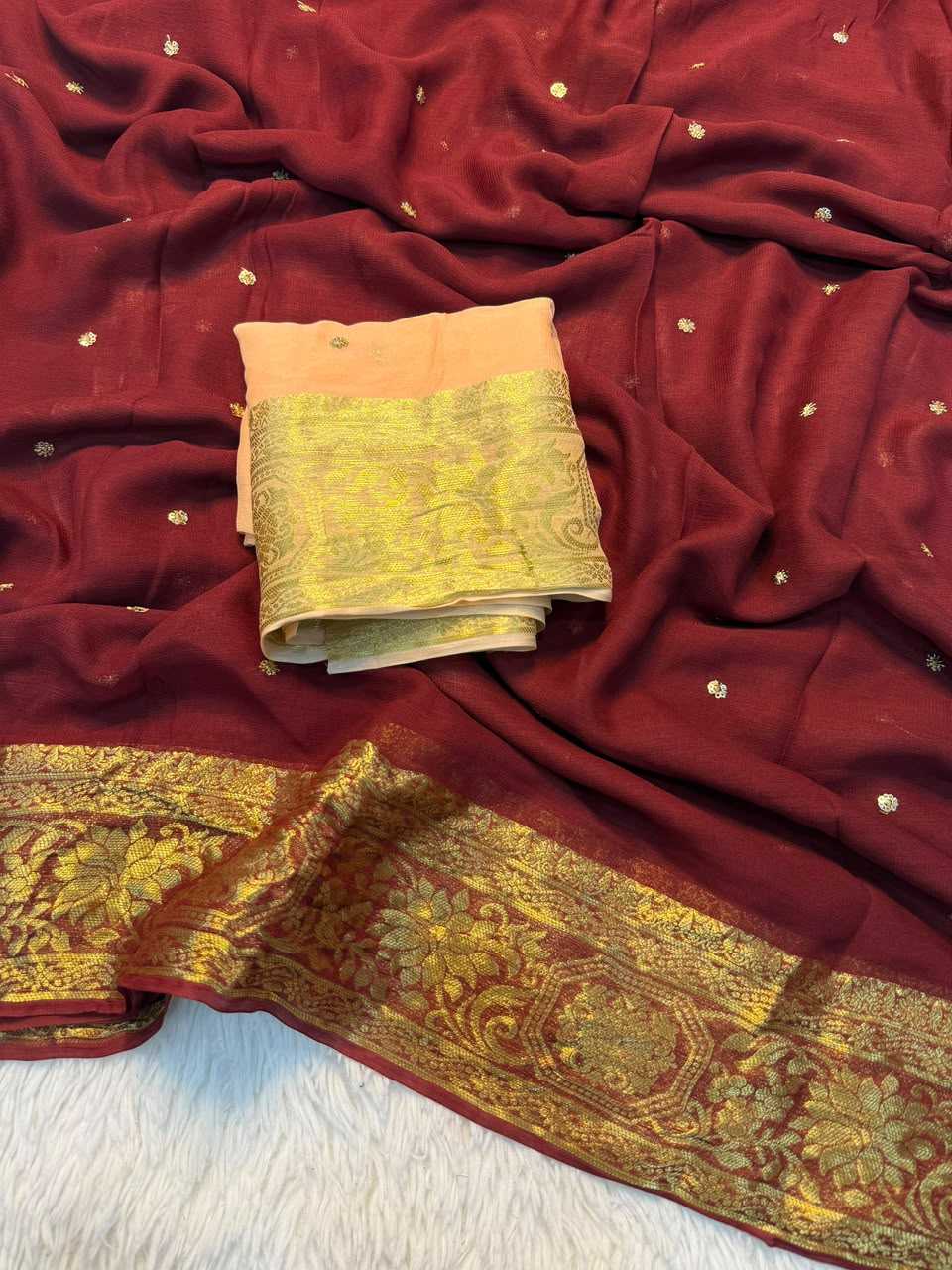 YNF Wholesale Georgette Designer Sarees  | Surat Manufacturer