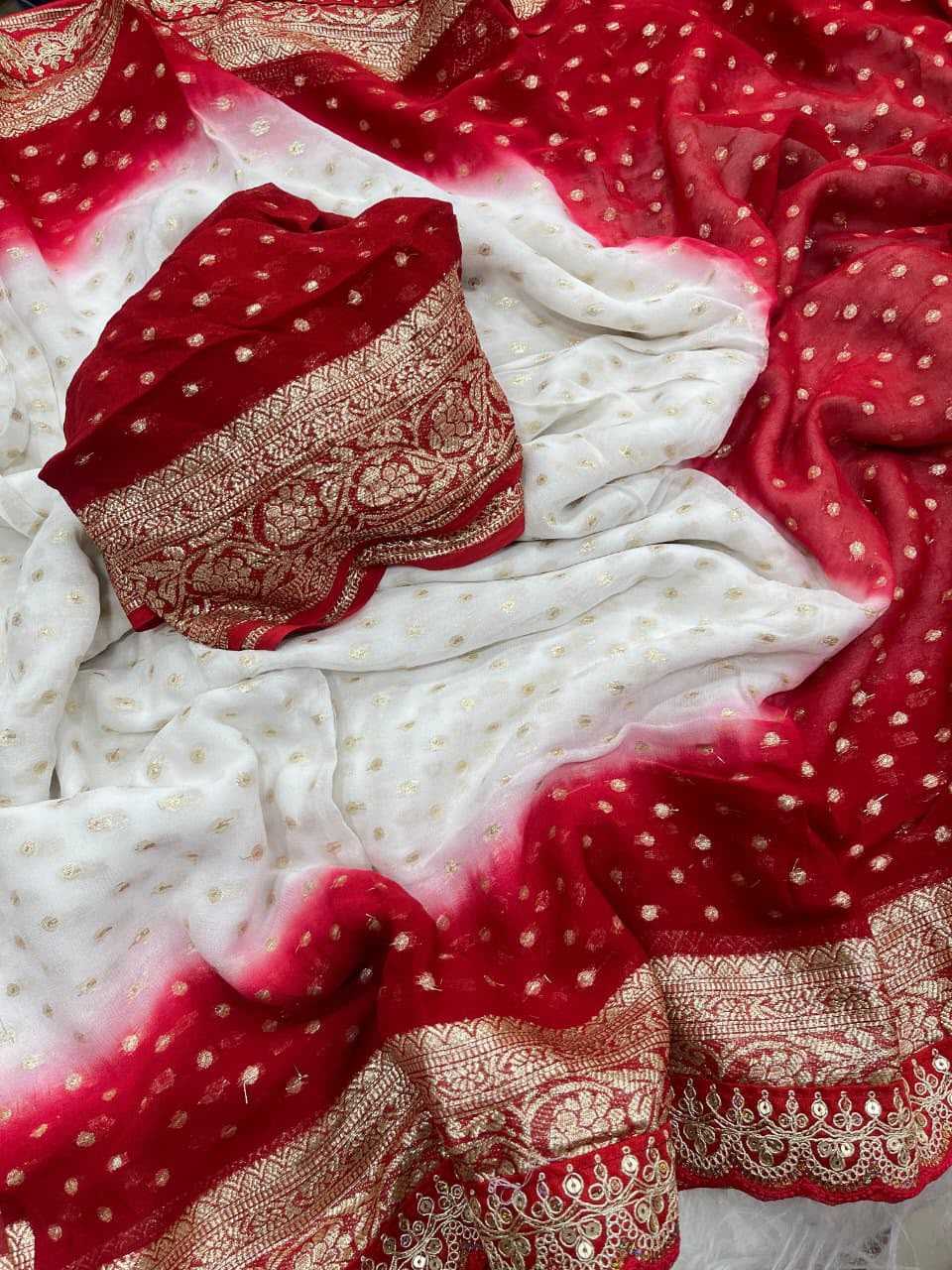 YNF Wholesale Premium Georgette Ready To Wear Sarees KESH671 Hiral | Surat Manufacturer