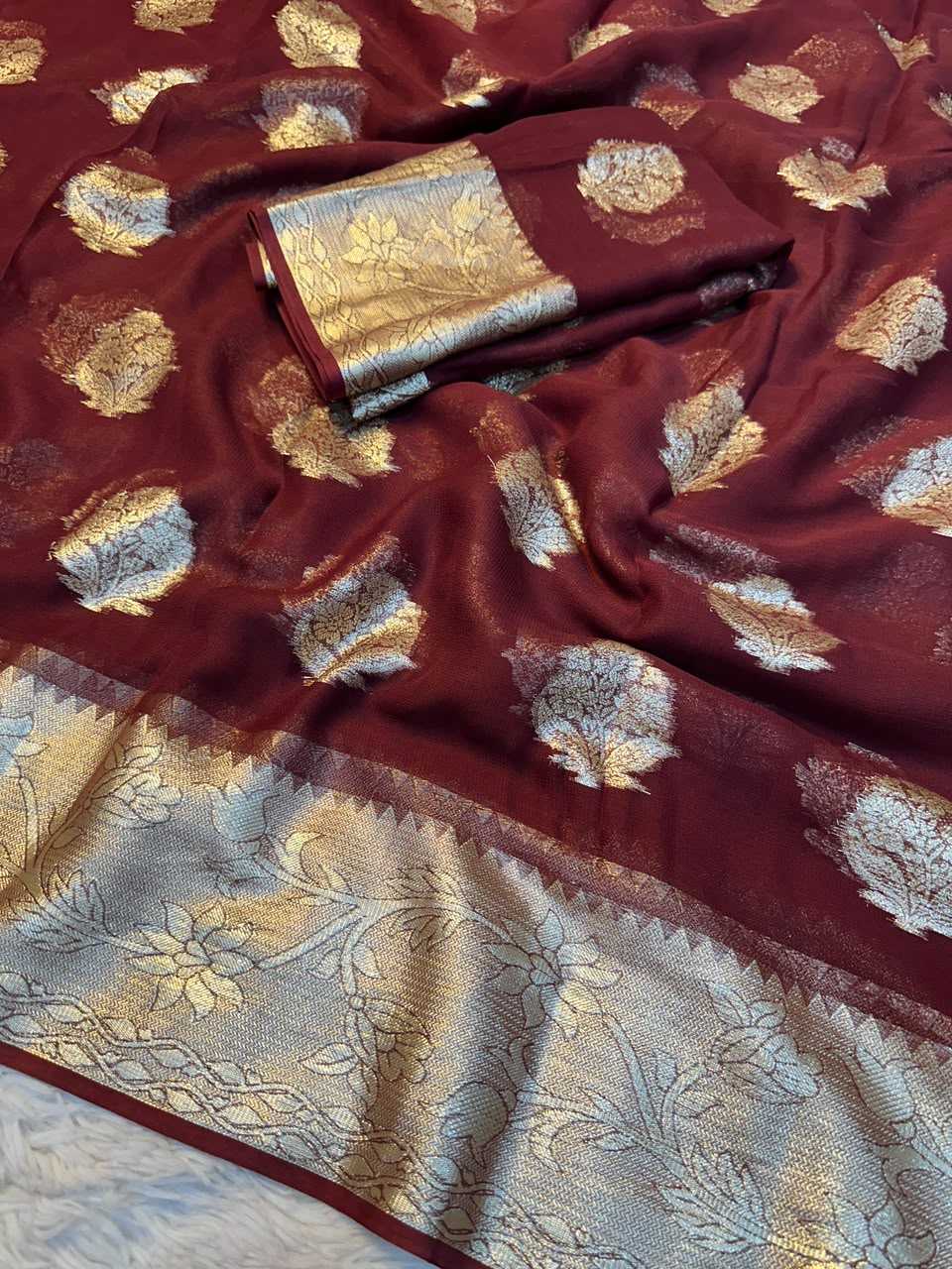 YNF Wholesale Georgette Designer Sarees KESH671 Ishita | Surat Manufacturer