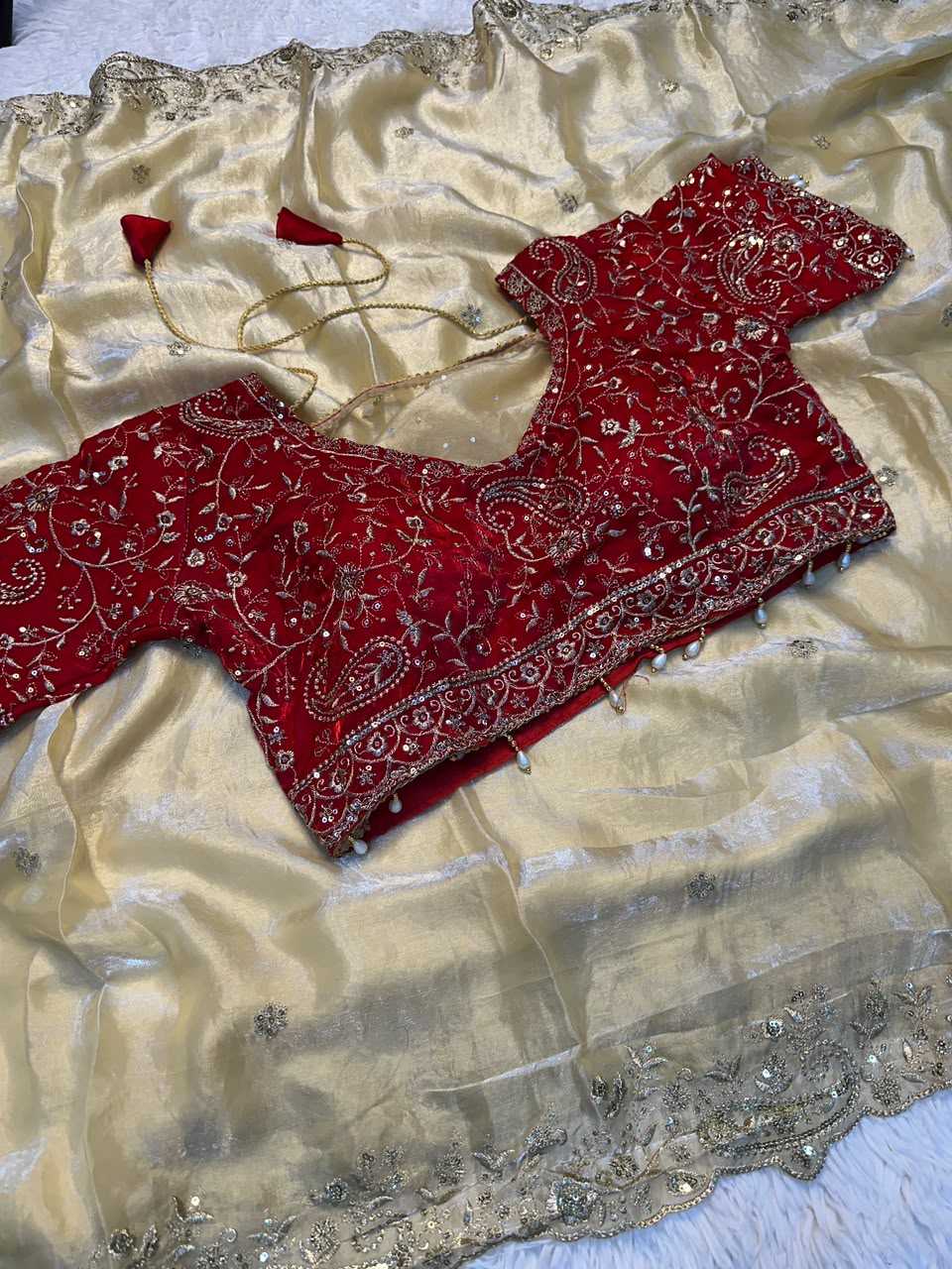 YNF Wholesale Satin Sequence Sarees  | Surat Manufacturer