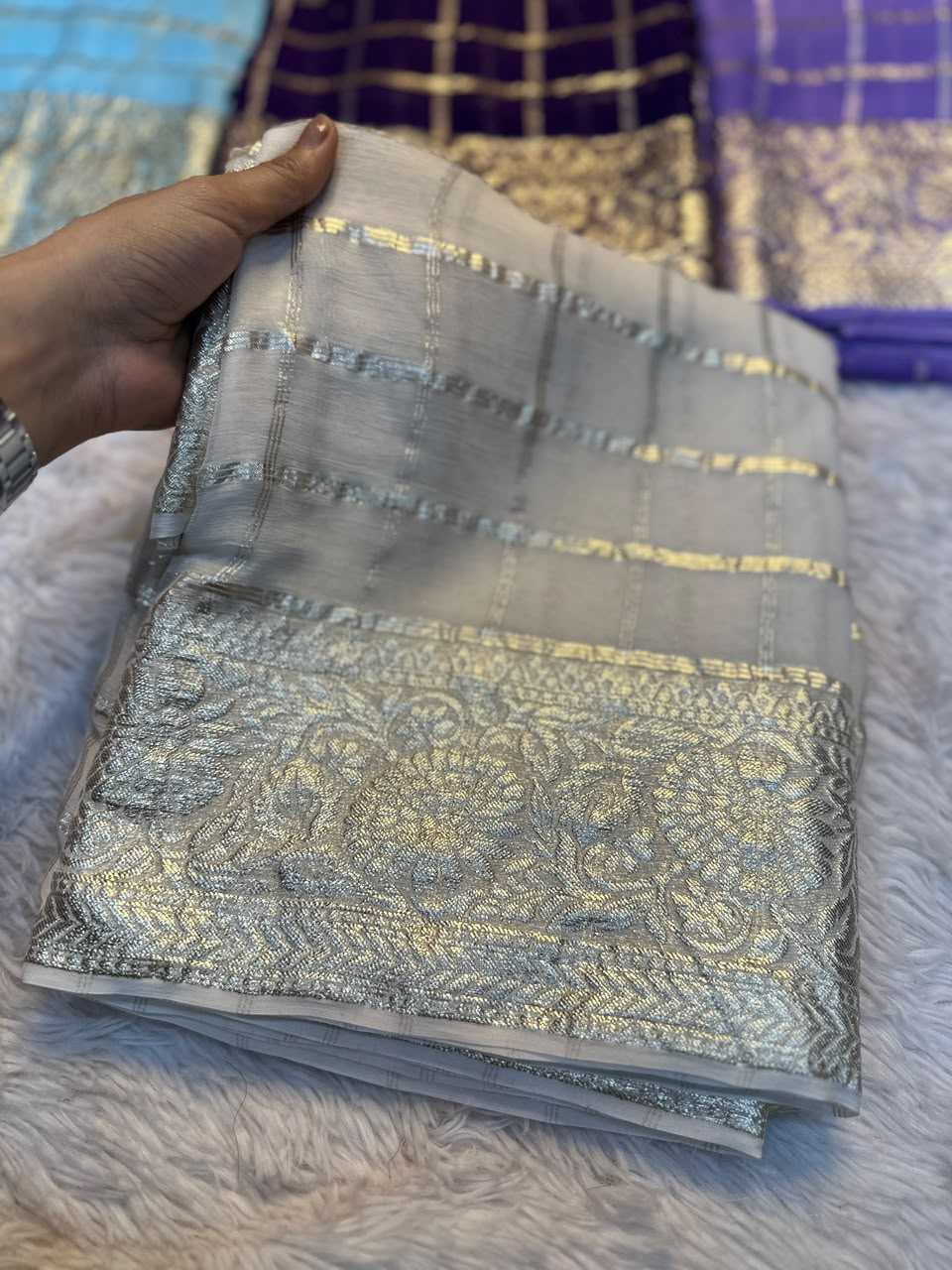 YNF Wholesale Premium Georgette Designer Sarees KESH671 Roshni | Surat Manufacturer