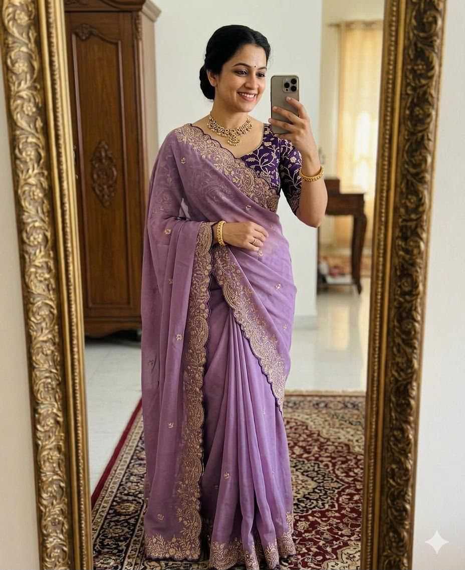YNF Wholesale Premium Georgette Ready To Wear Sarees KESH671 Samaira | Surat Manufacturer
