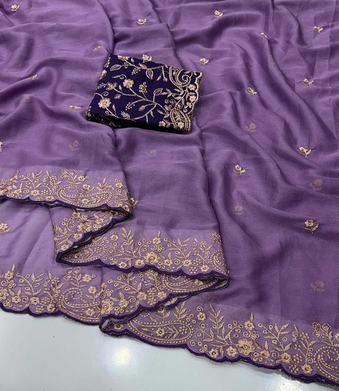 YNF Wholesale Premium Georgette Ready To Wear Sarees KESH671 Samaira | Surat Manufacturer