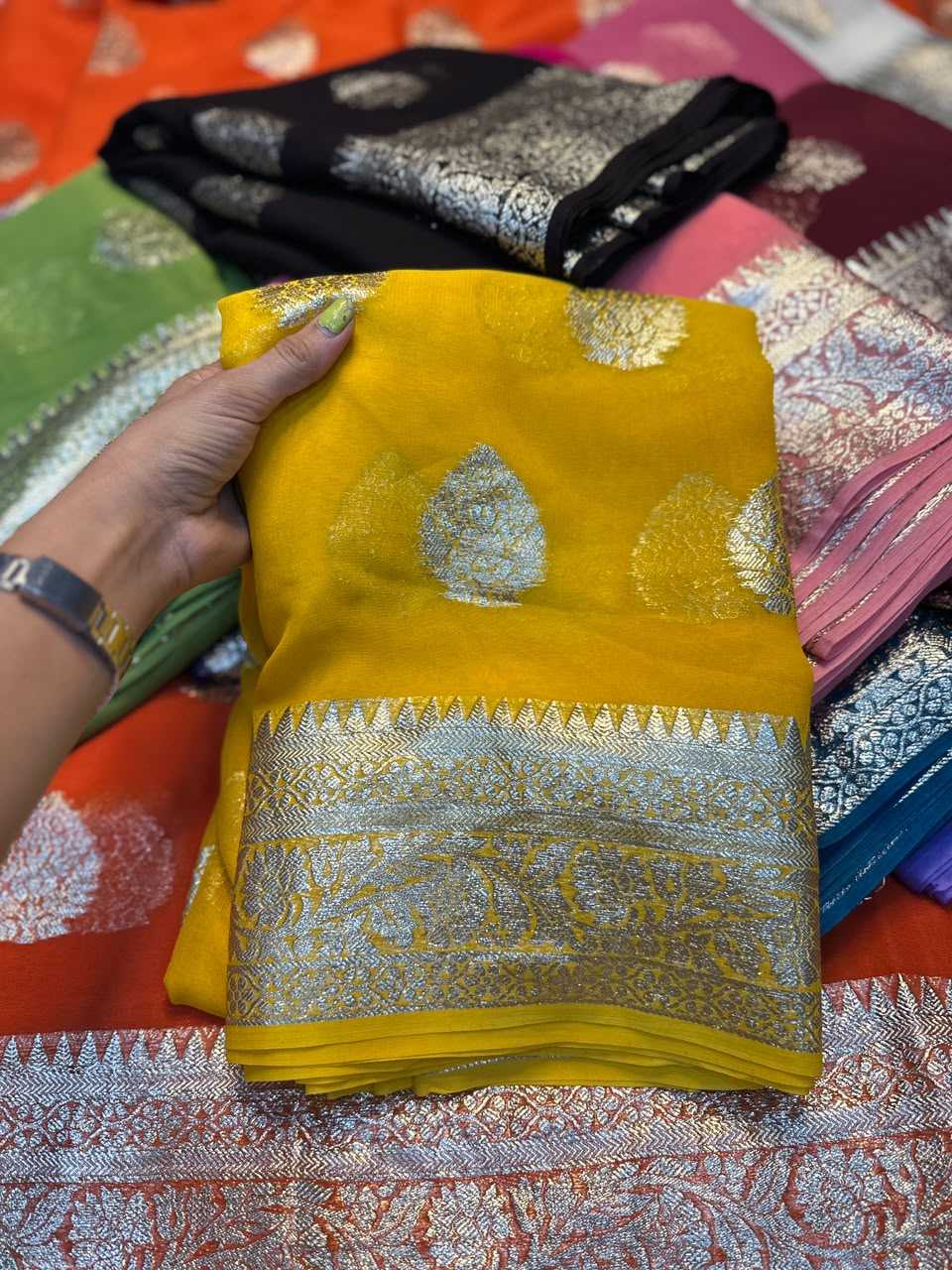 YNF Wholesale Viscose Designer Sarees  | Surat Manufacturer