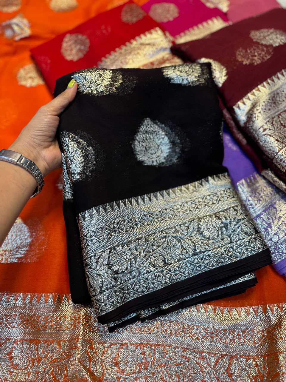 YNF Wholesale Viscose Designer Sarees  | Surat Manufacturer