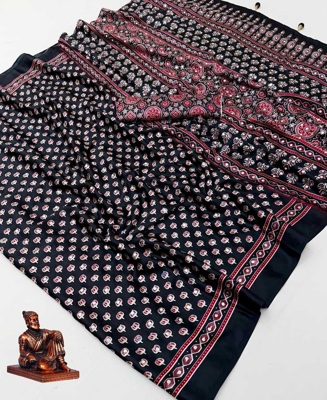 YNF Wholesale Crepe Silk Printed Silk Saree  | Surat Manufacturer