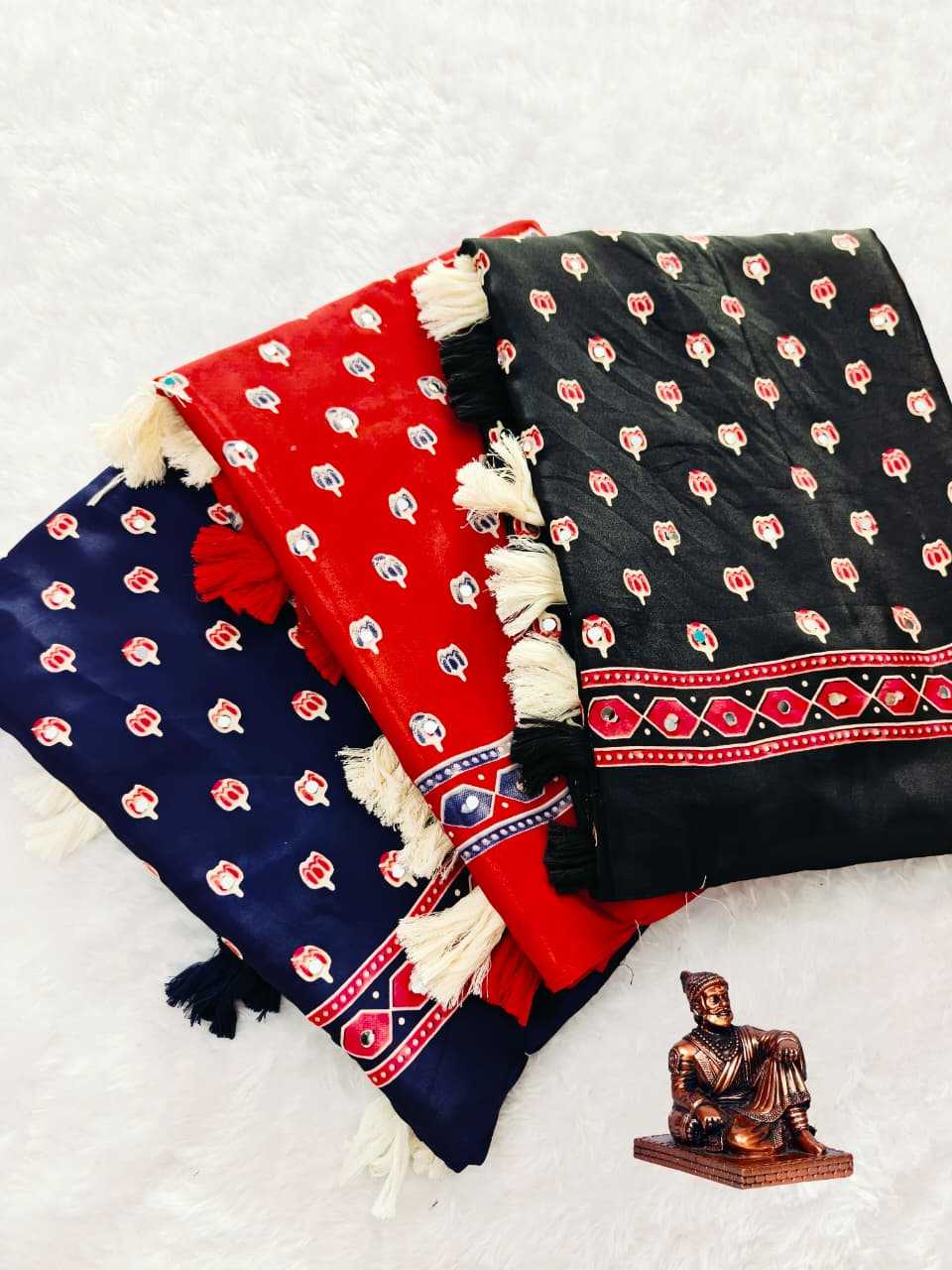 YNF Wholesale Crepe Silk Printed Silk Saree  | Surat Manufacturer
